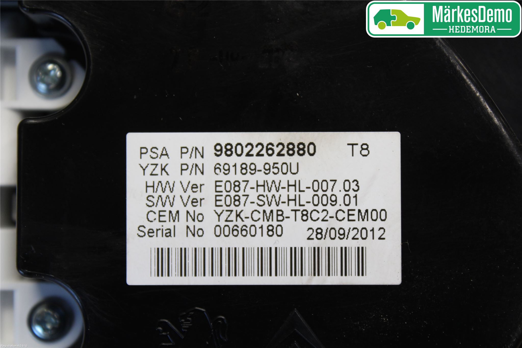 Peugeot 3008 09-16 Instrument Komb