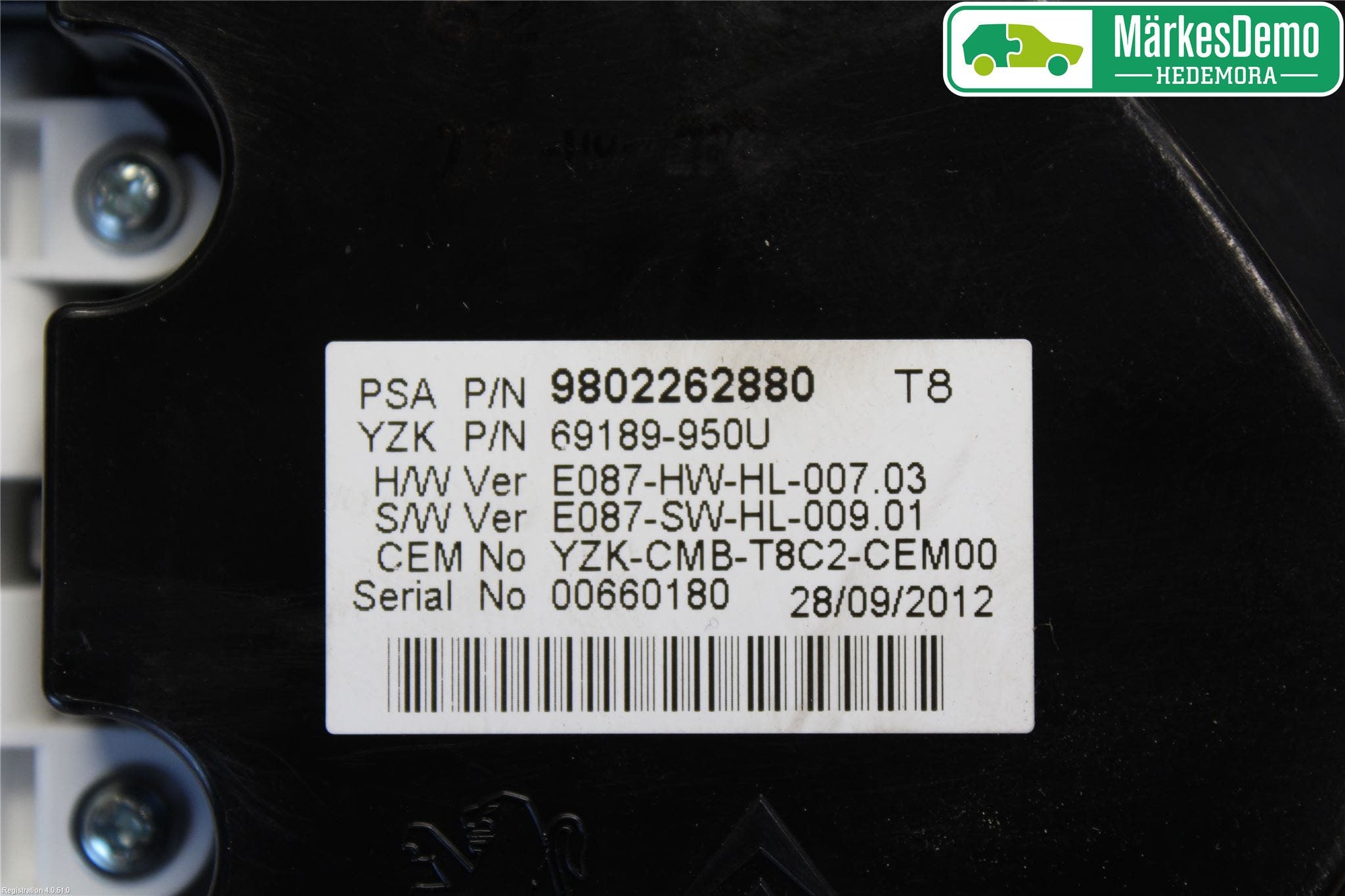 Peugeot 3008 09-16 Instrument Komb