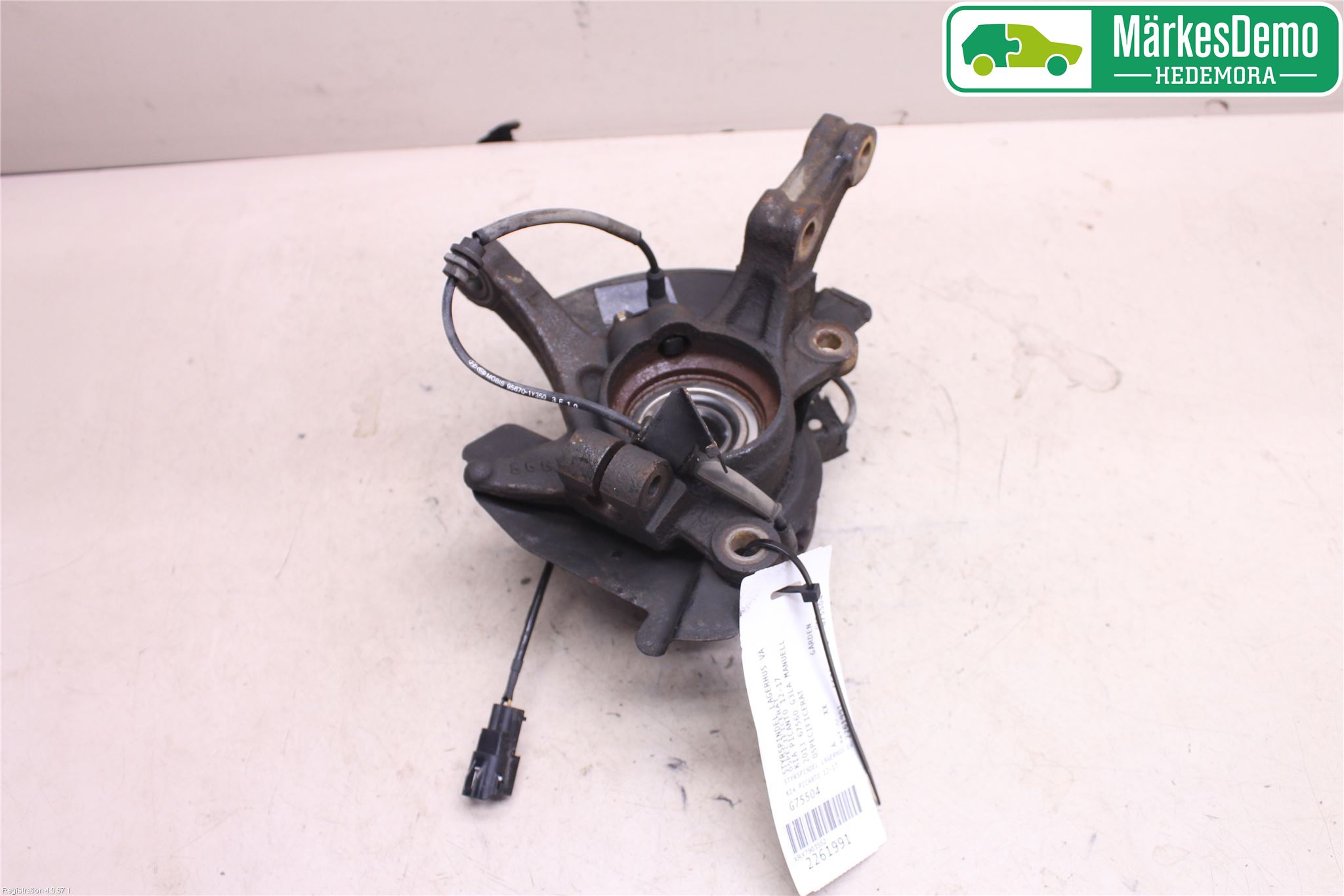 Kia PICANTO 12-17 Styrspindel Lagerhus Vä