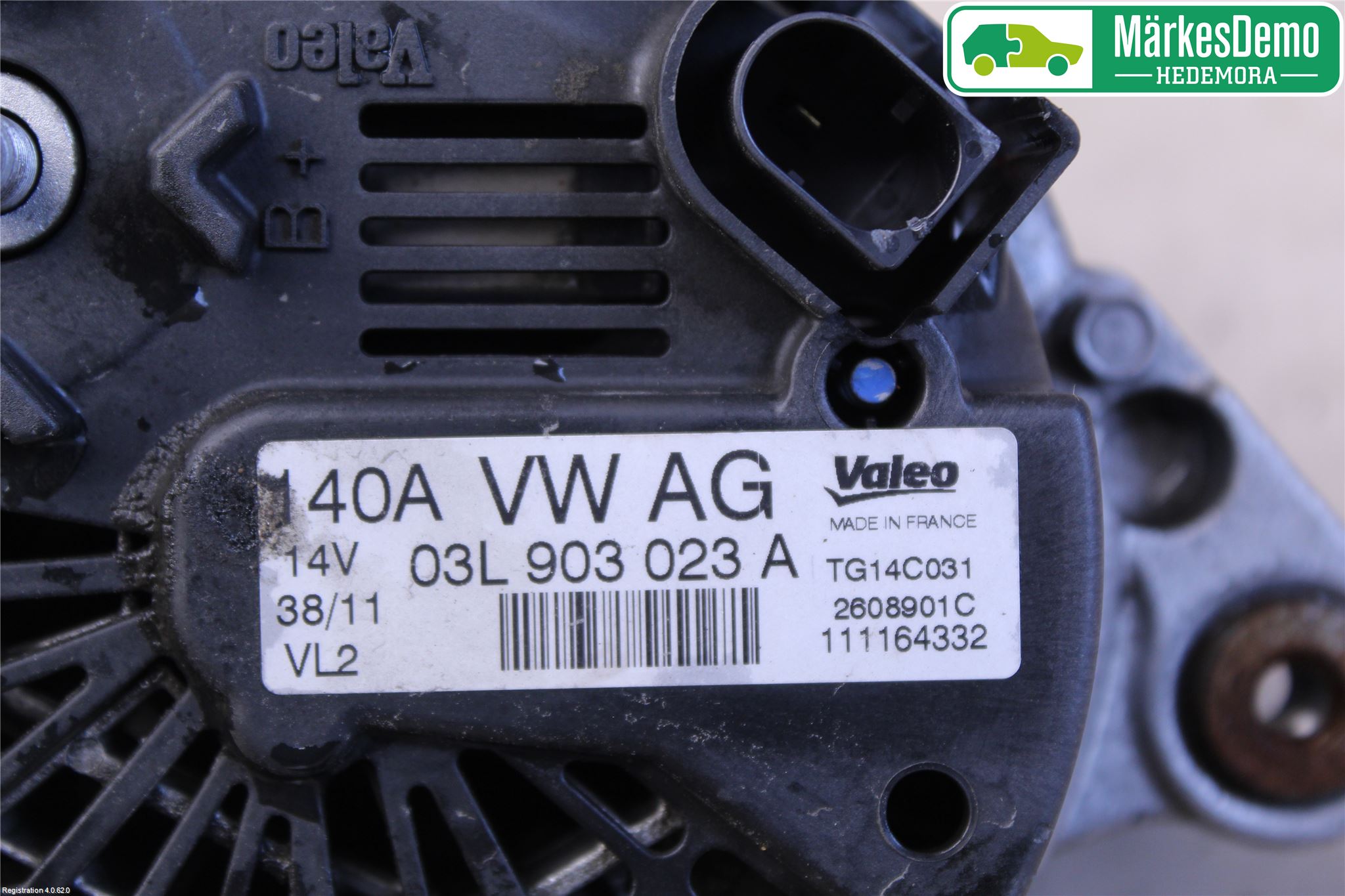Volkswagen VW GOLF VI 09-13 Generator