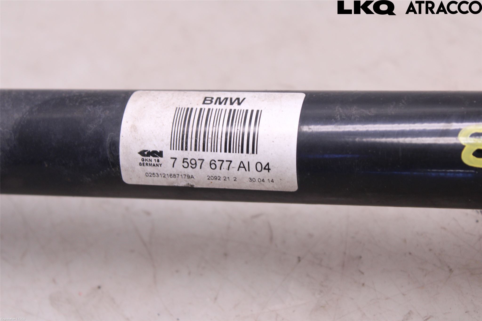 BMW 4 F32/F33/F82/F83 13-20 Drivaxel Bak Vänster
