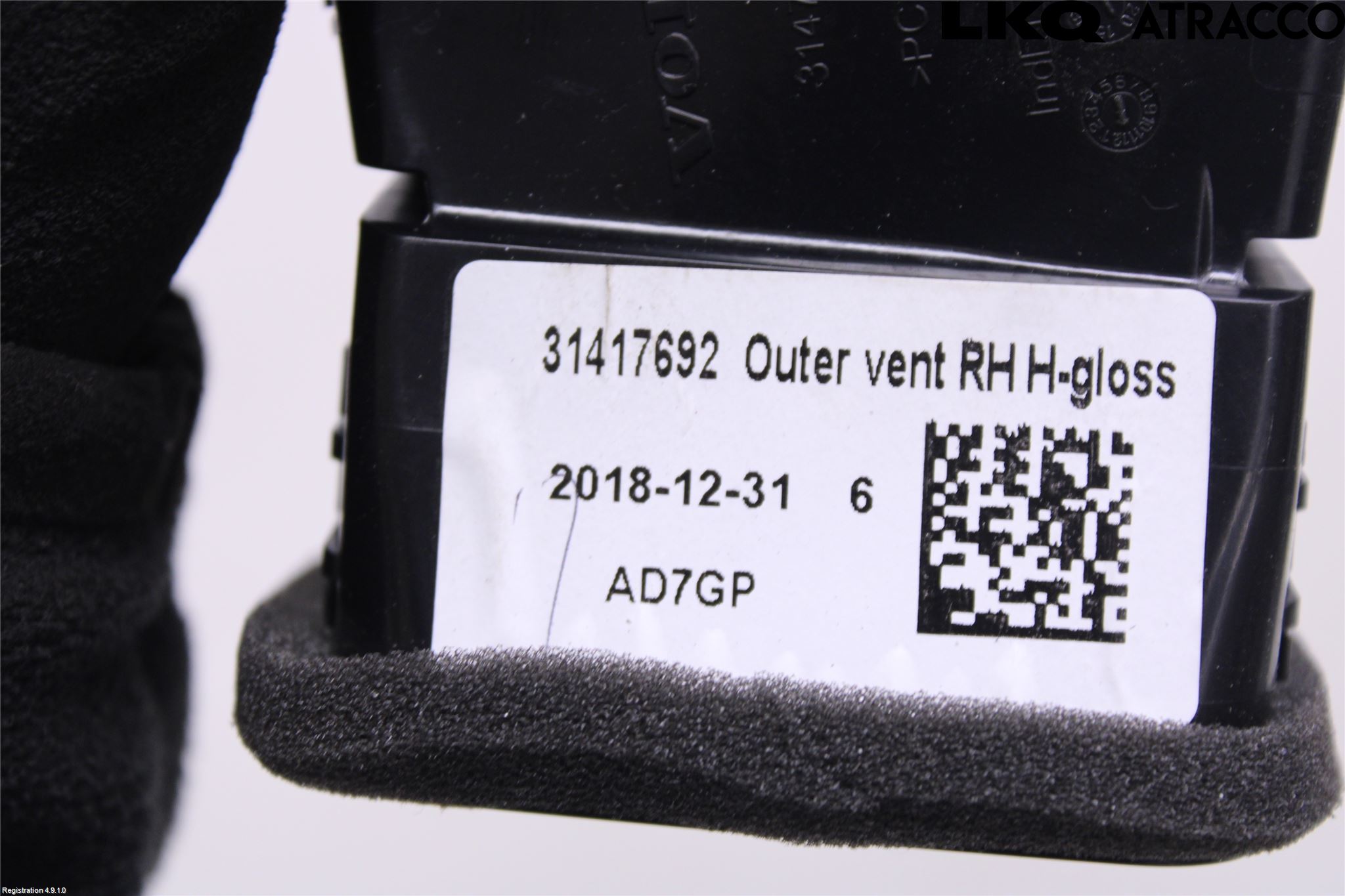 Volvo XC60 18- Defrosterkanal-Munstycke