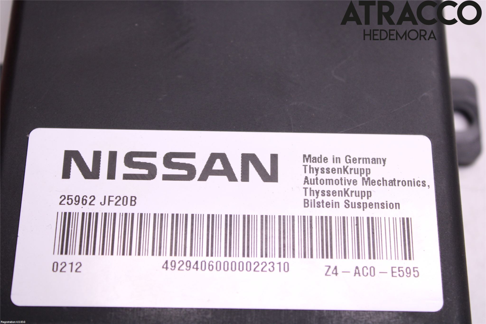 Nissan GT-R Styrenhet Fjädring