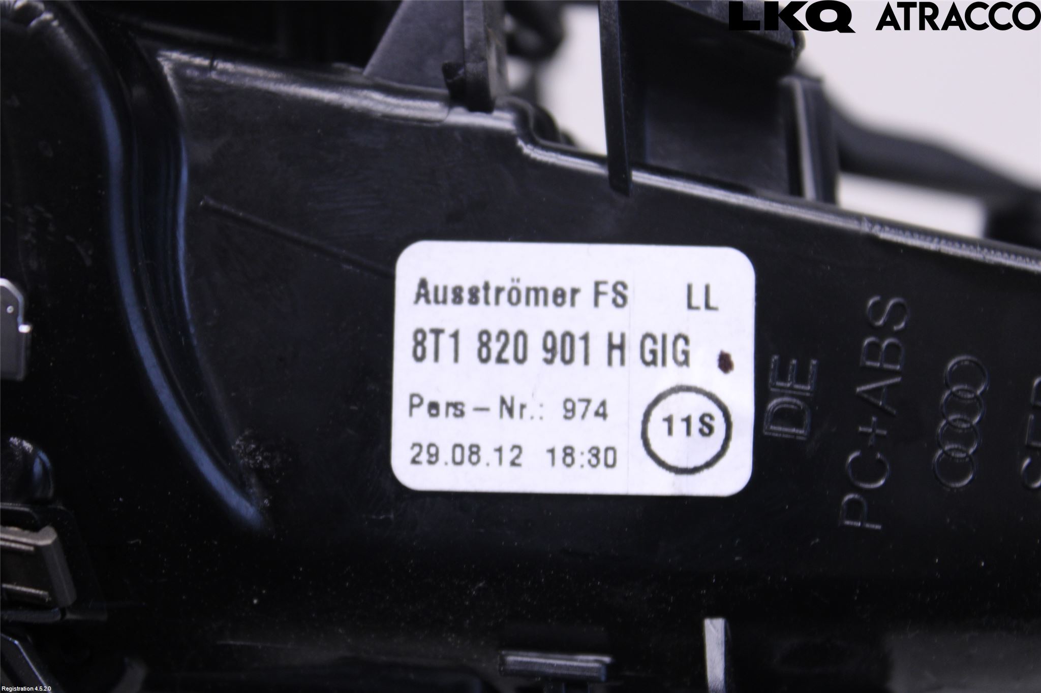 Audi A5 07-16 Defrosterkanal-Munstycke