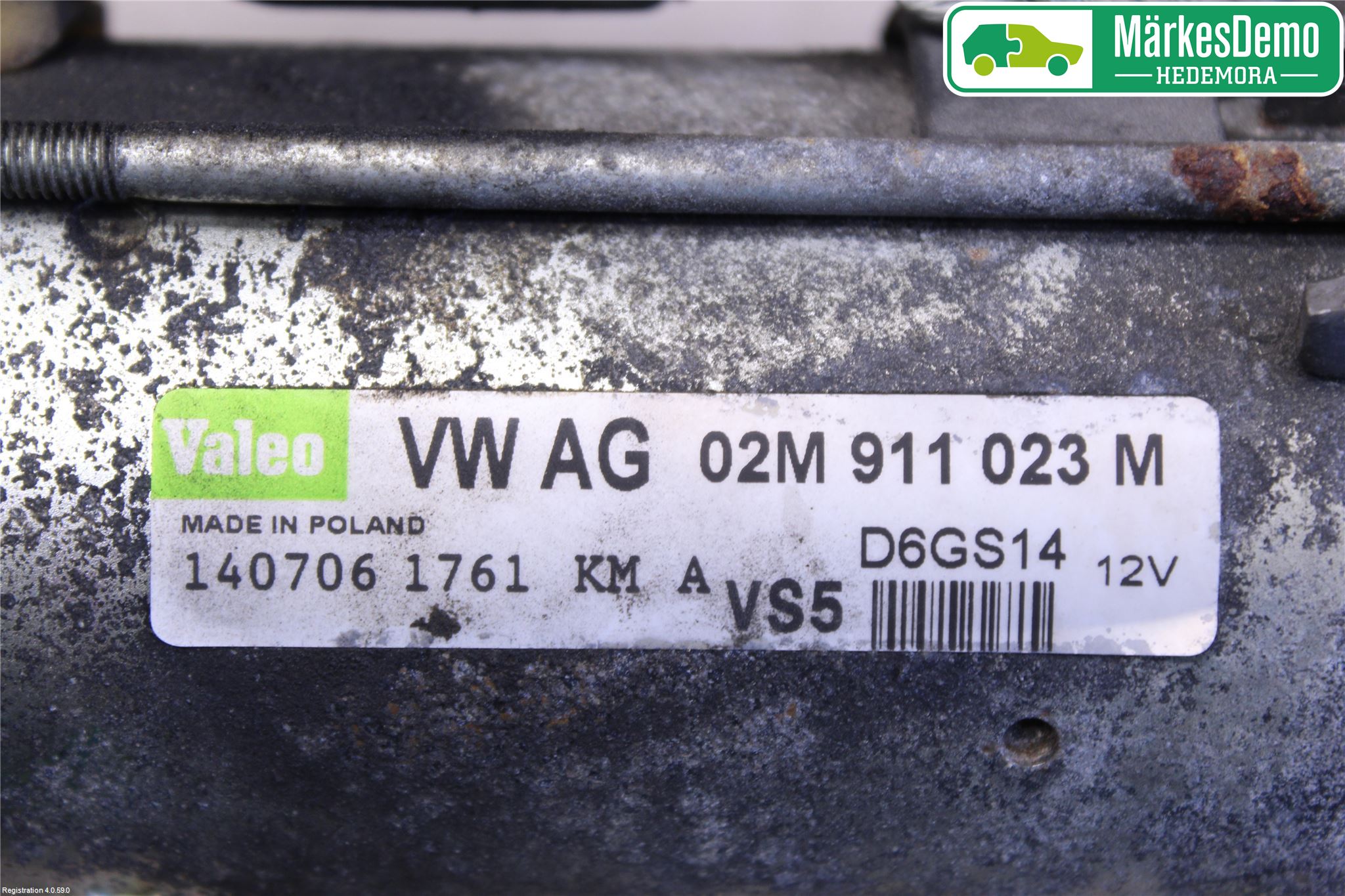 Volkswagen VW GOLF V 04-09 Startmotor