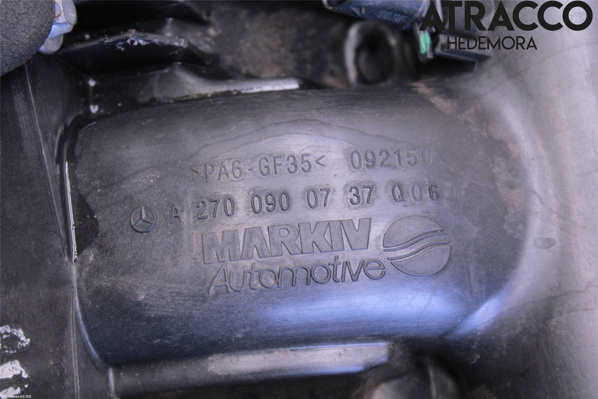 Mercedes-Benz MB A-KLASS (W176) 13-18 Grenrör Insug