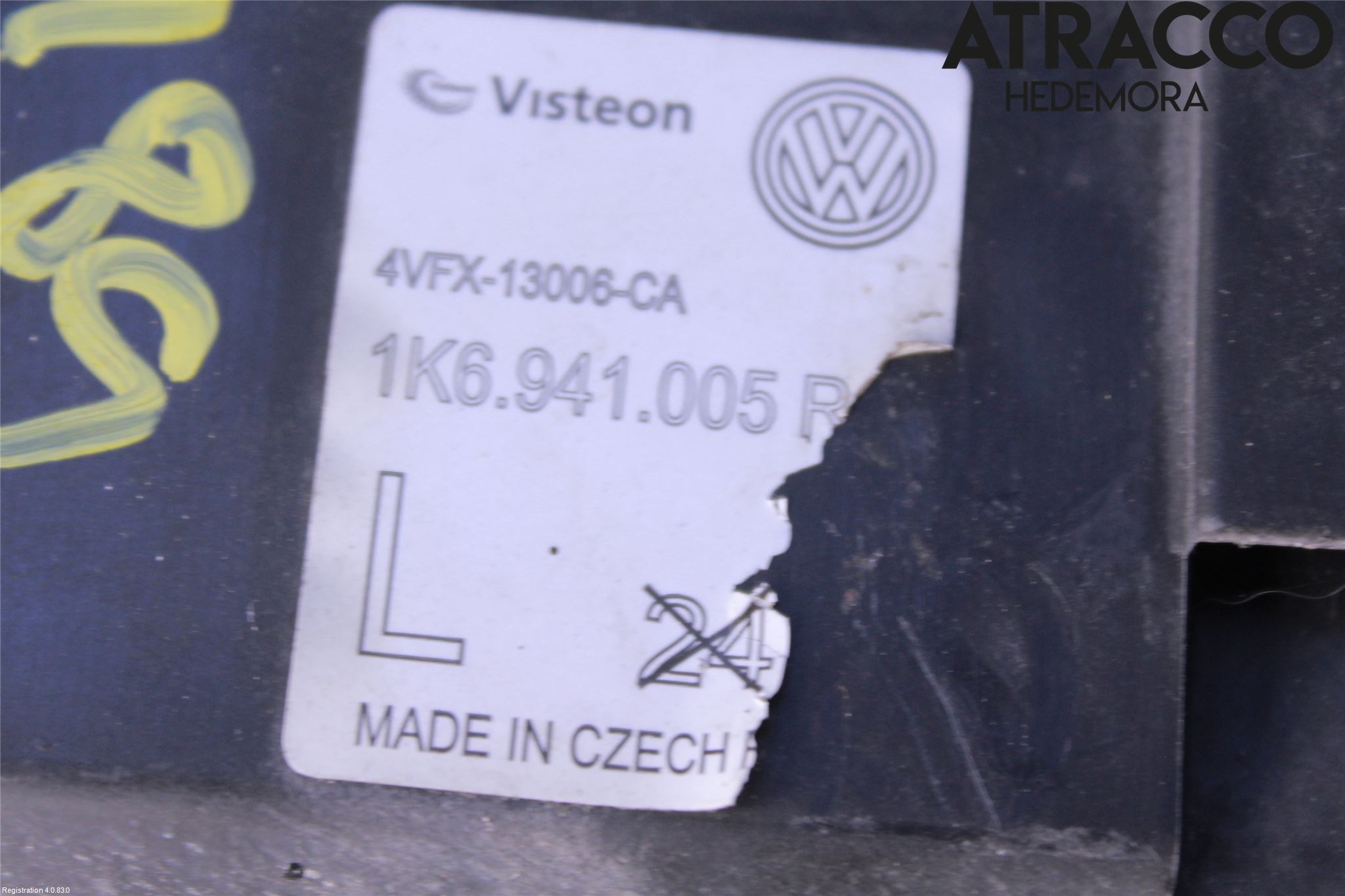 Volkswagen VW GOLF V 04-09 Strålkastare Vänster