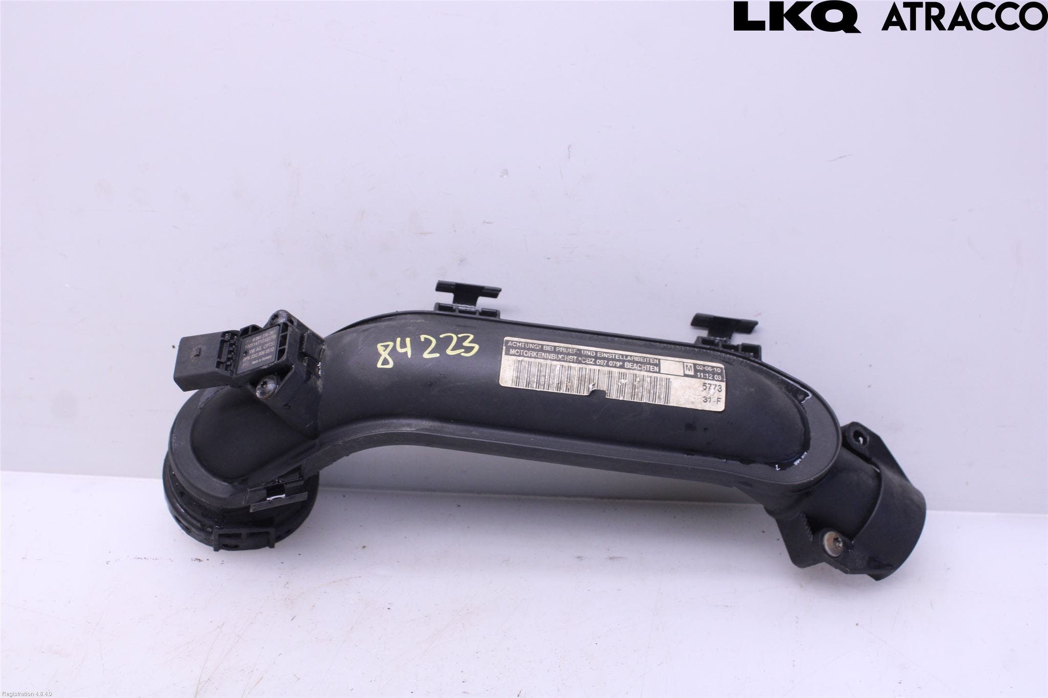 Volkswagen VW POLO 10-17 Laddluft-Intercoolerrör