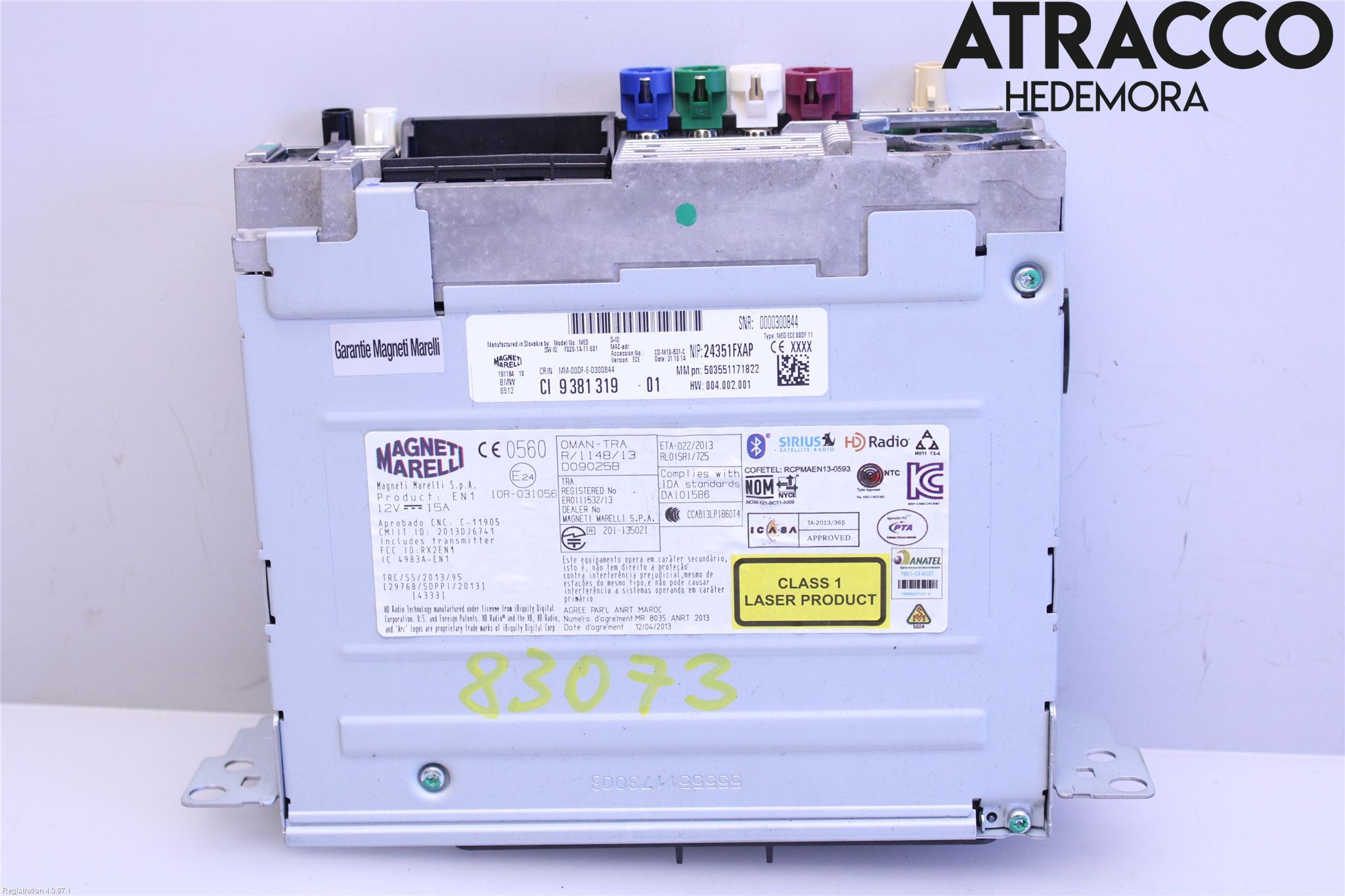 BMW 3 GT F34 13-19 Cd Radio - Multimediapanel