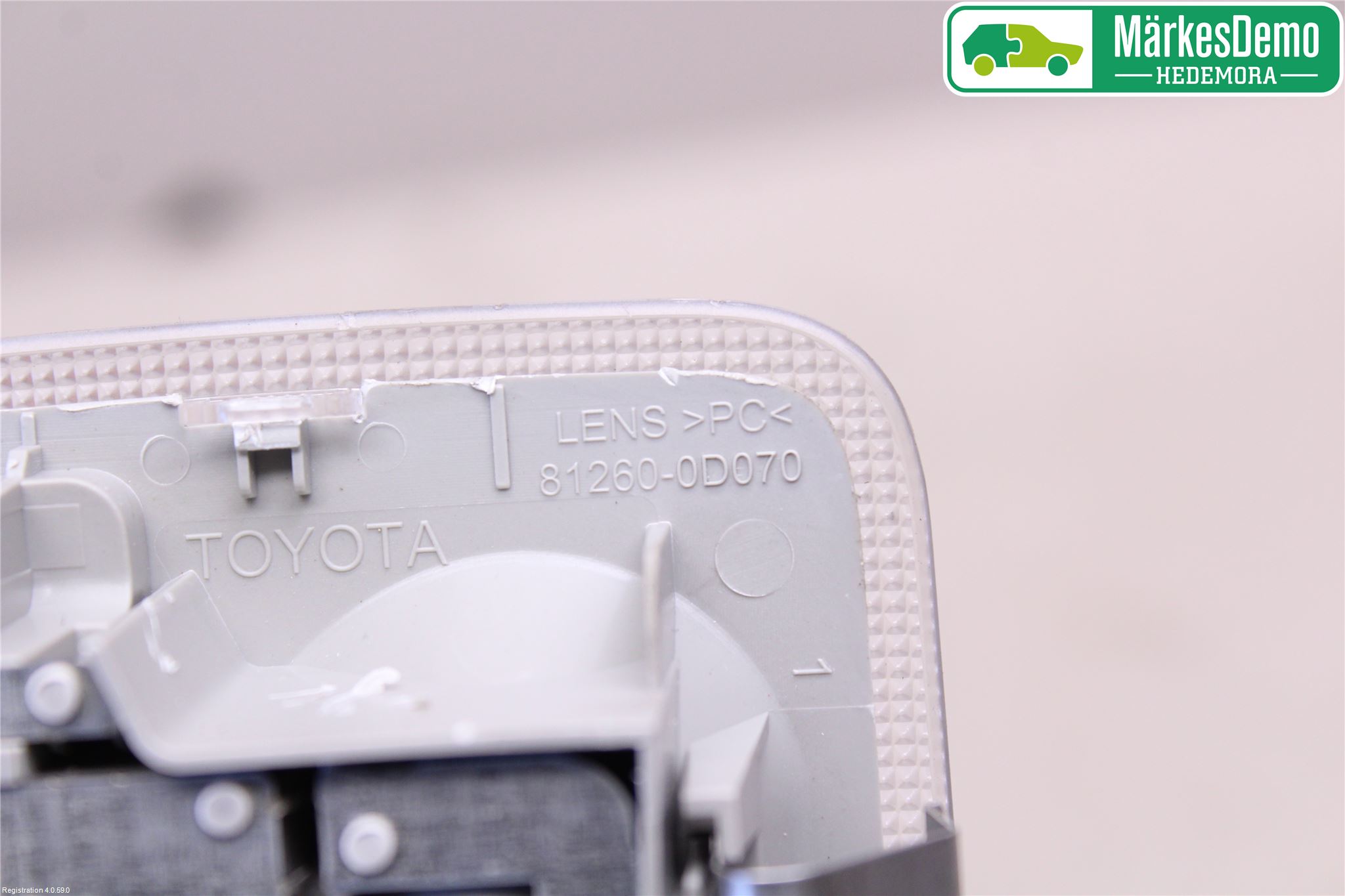 Toyota YARIS XP130 12-14 Innerbelysning