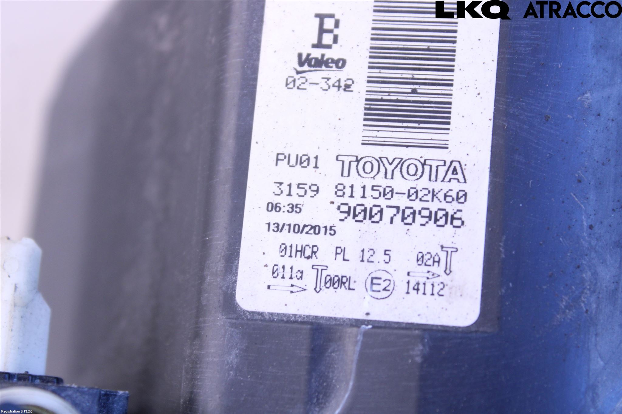 Toyota AURIS 13-19 Strålkastare Vänster