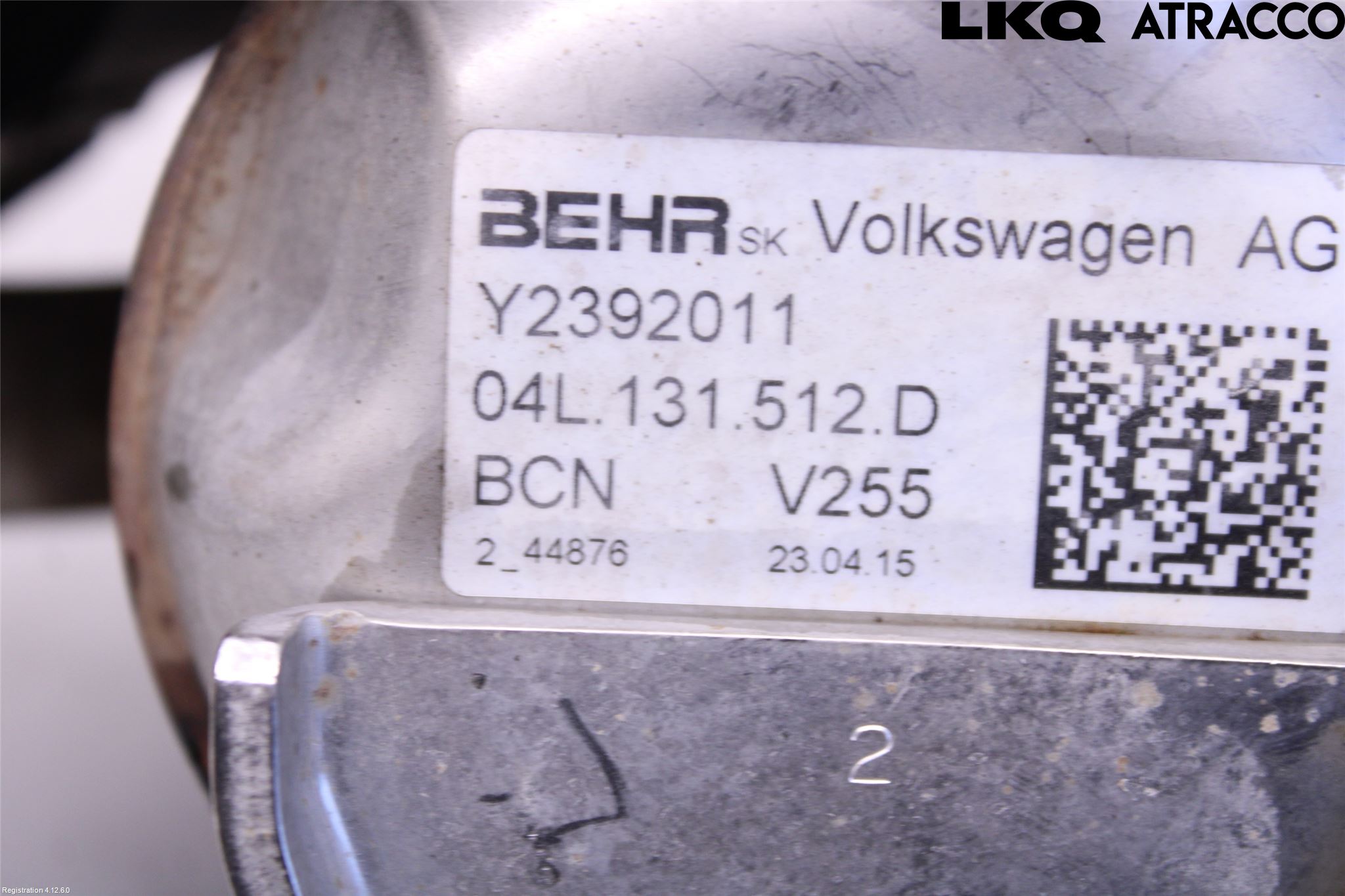 Volkswagen VW GOLF / E-GOLF VII 13-20 Avgaskylare