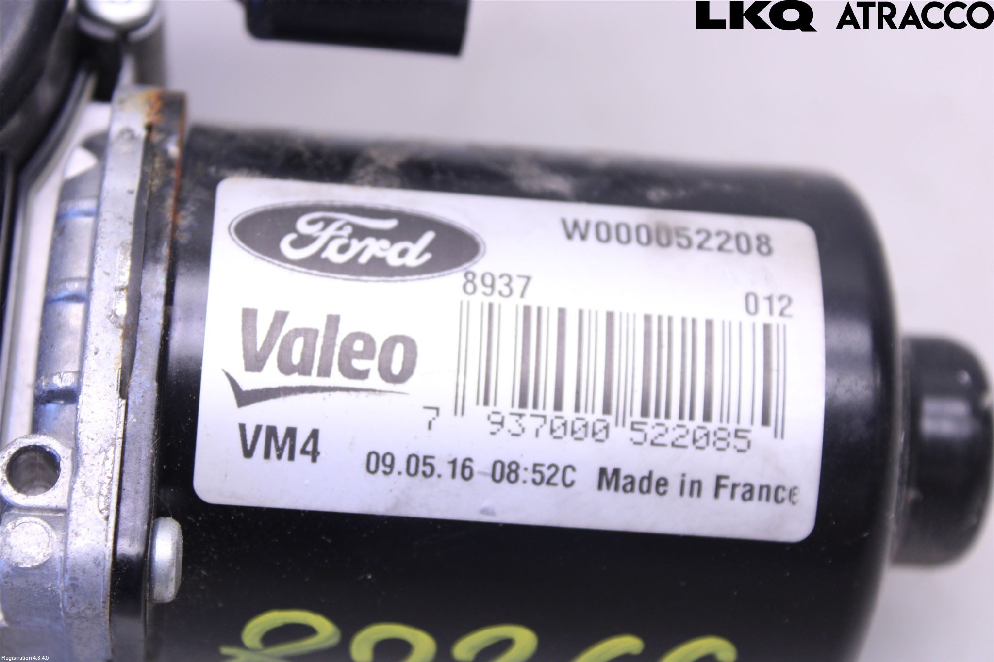 Ford S-MAX 15- Torkarmotor Vindruta