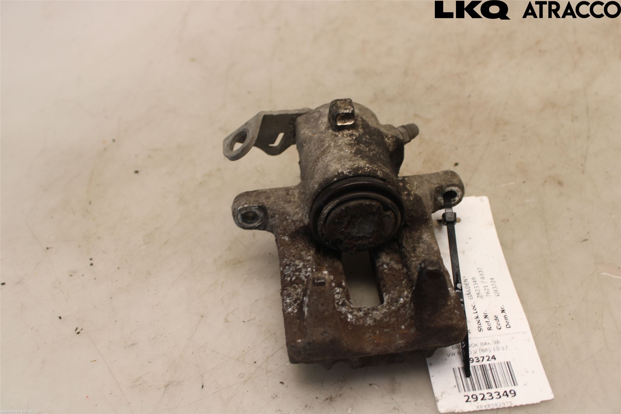 Volkswagen VW POLO 10-17 Bromsok Bak Vänster