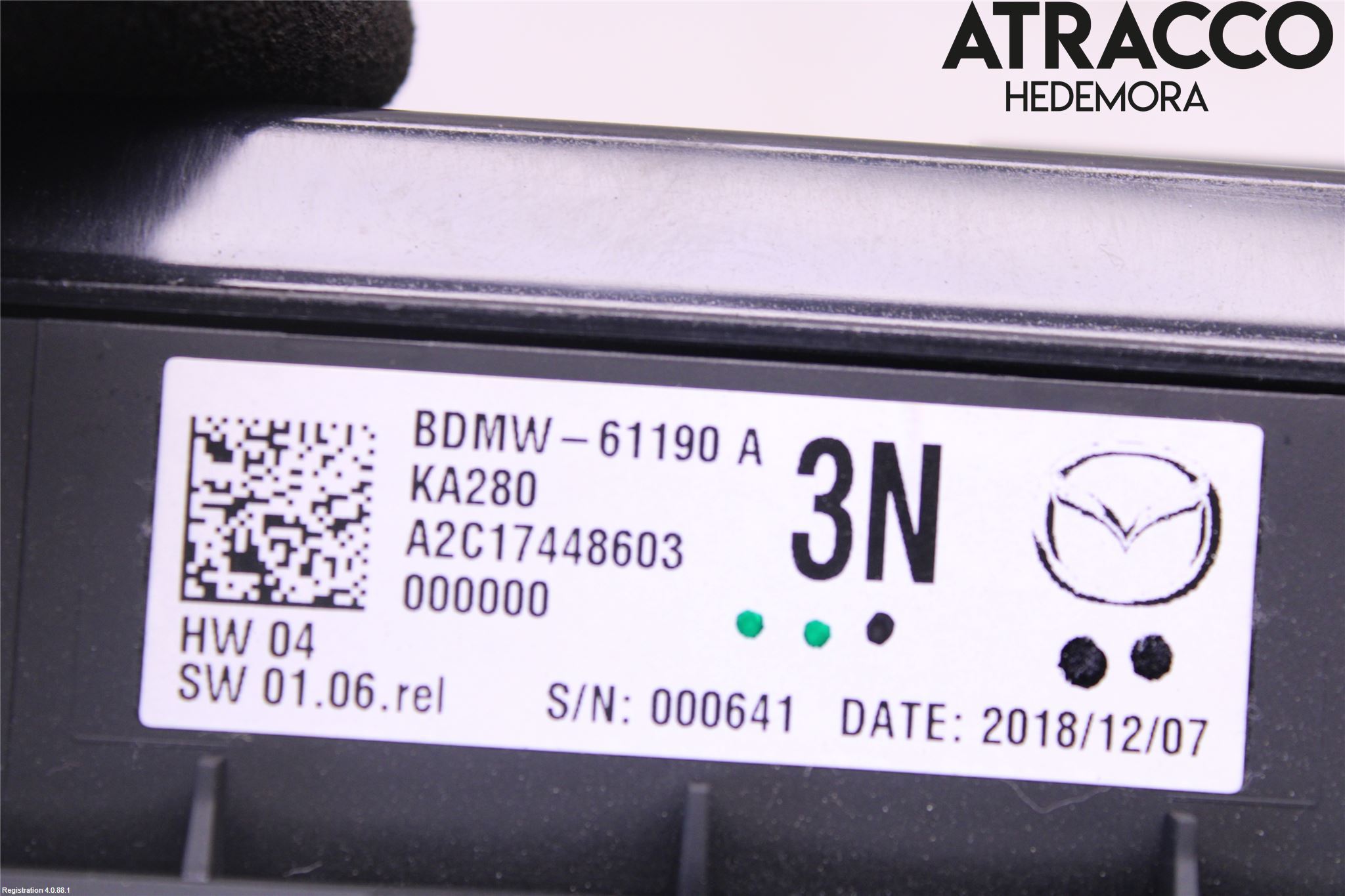 Mazda 3 IV 19- Ac Styrenhet Ac Manöveren