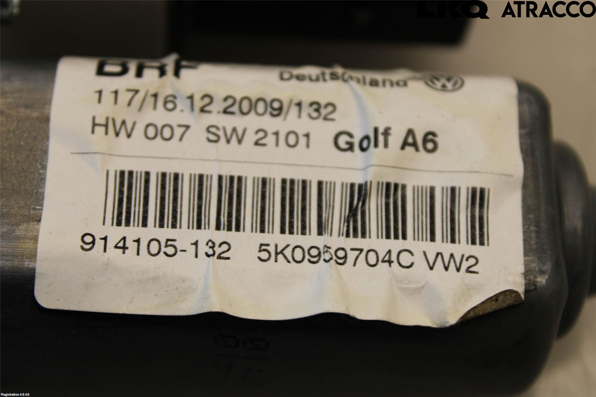 Volkswagen VW GOLF VI 09-13 Fönsterhissmotor