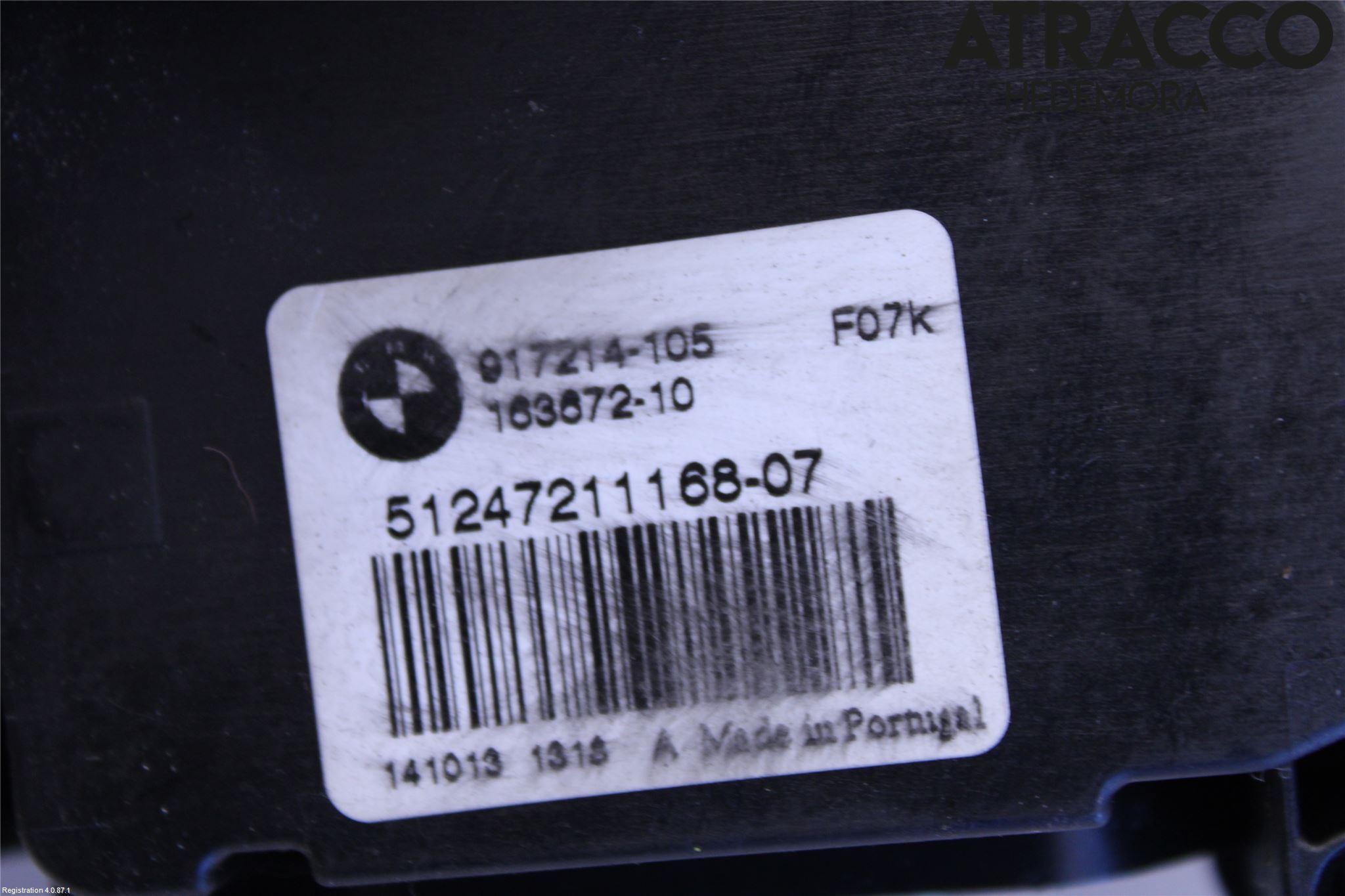 BMW 5 GT F07 09-17 Centrallåsmot Baklucka