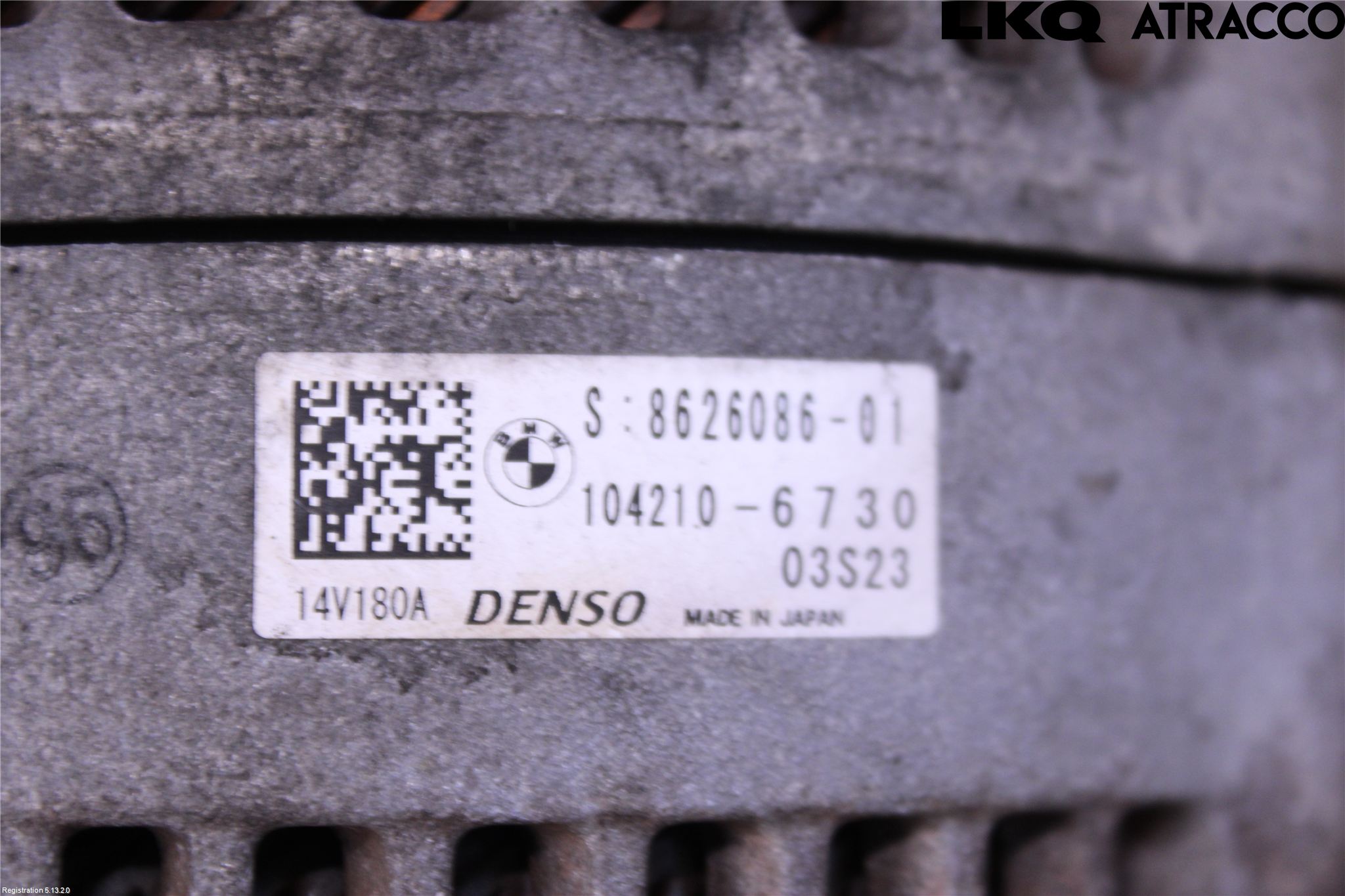 BMW 1 F20/F21 11-19 Generator