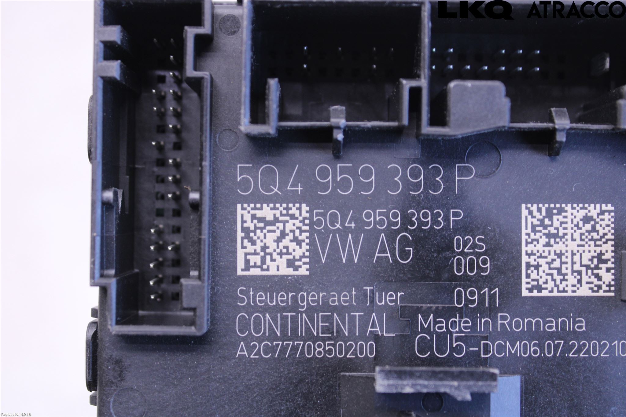 Volkswagen VW CRAFTER II / E-CRAFTER 17- Styrenhet Dörr