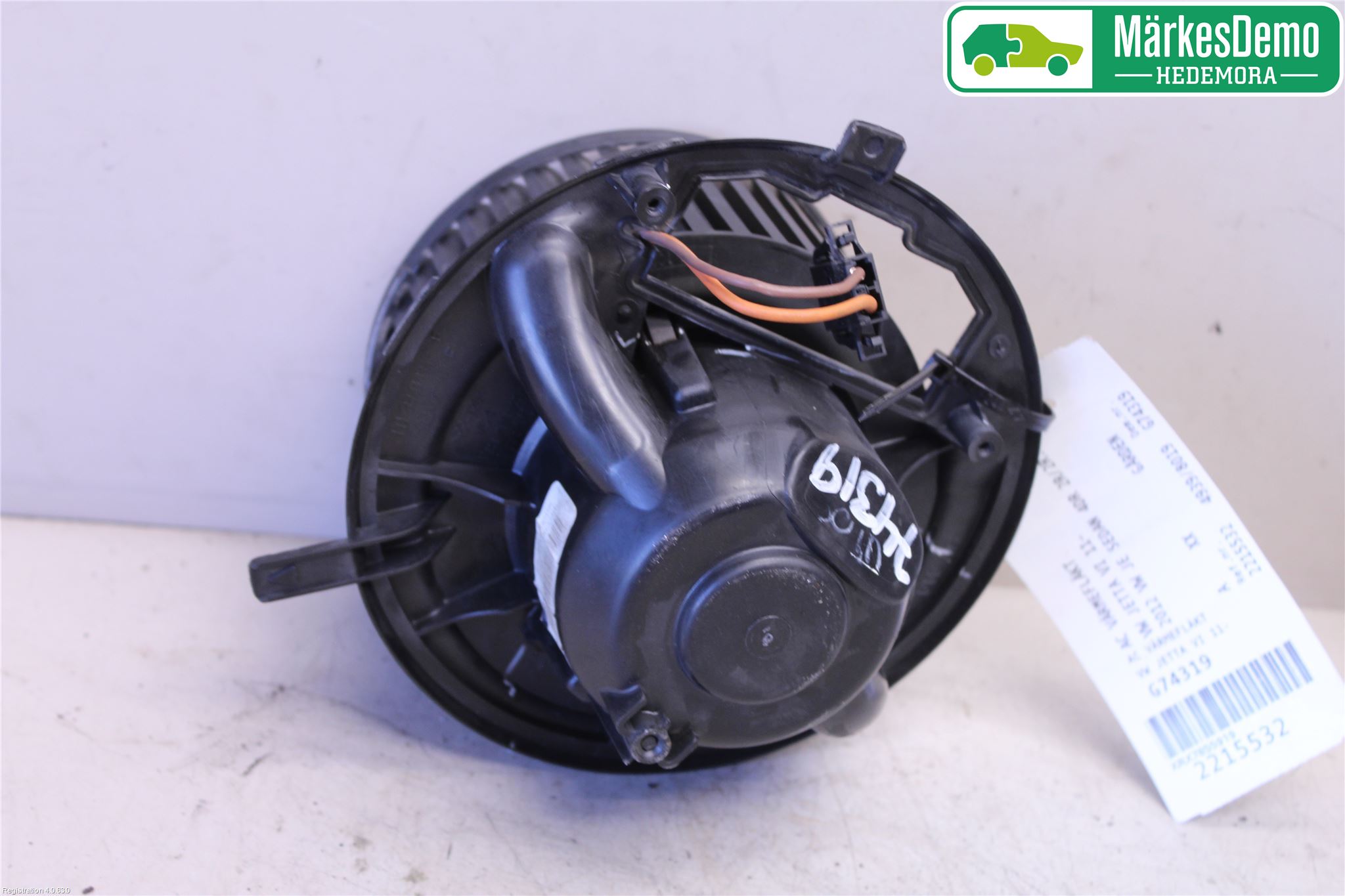 Volkswagen VW JETTA VI 11- Ac Värmefläkt