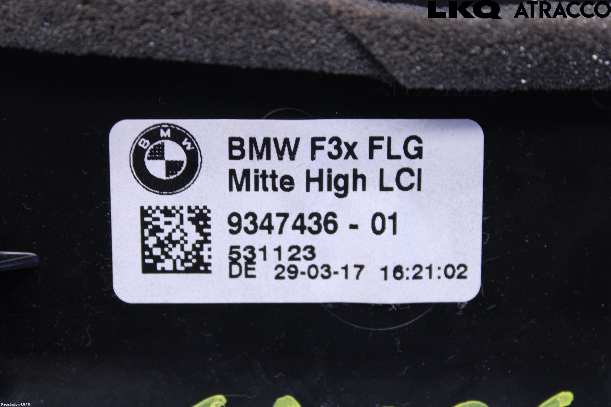 BMW 3 GT F34 13-19 Defrosterkanal-Munstycke