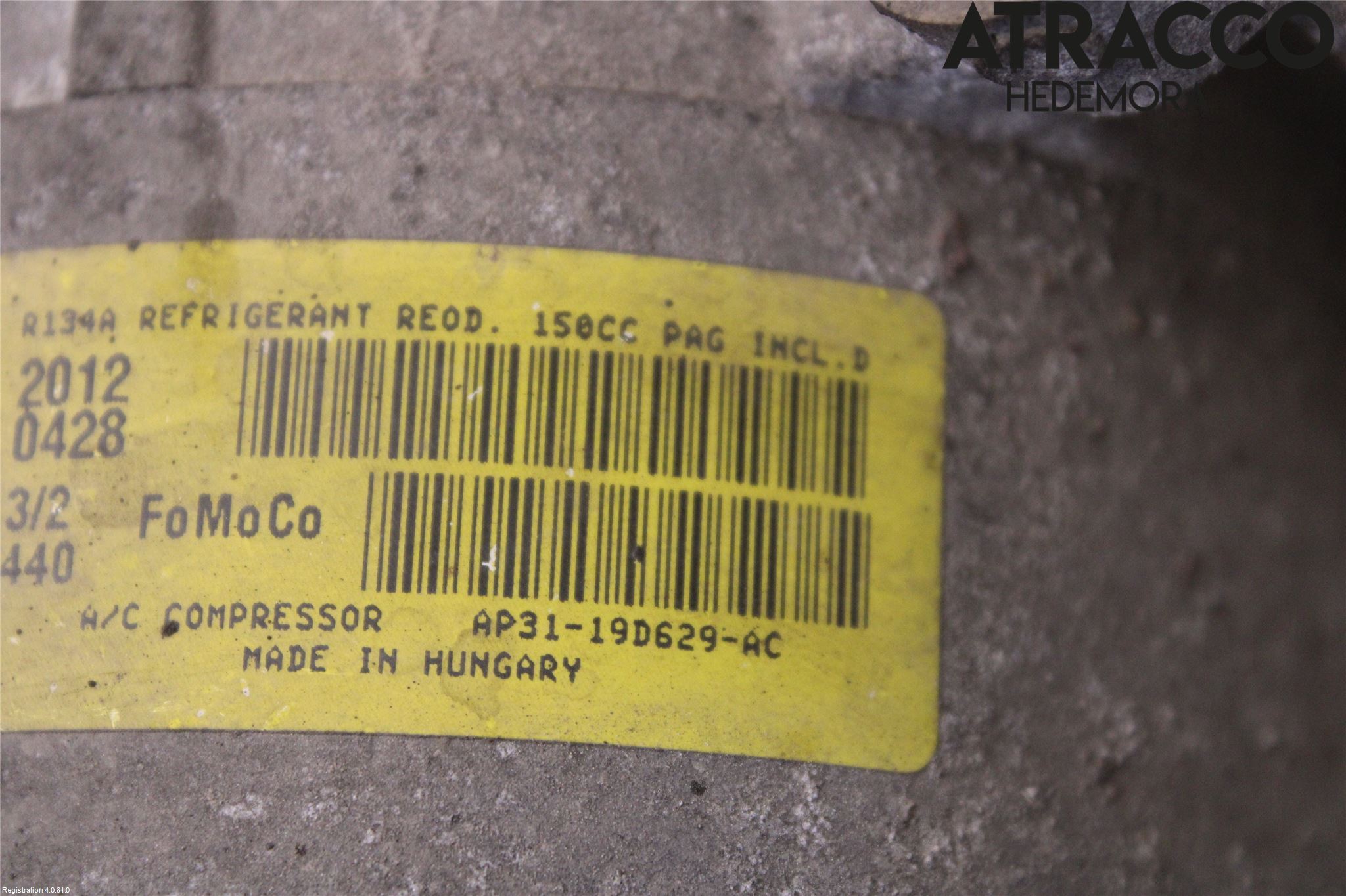 Ford FIESTA 09-12 Ac Kompressor