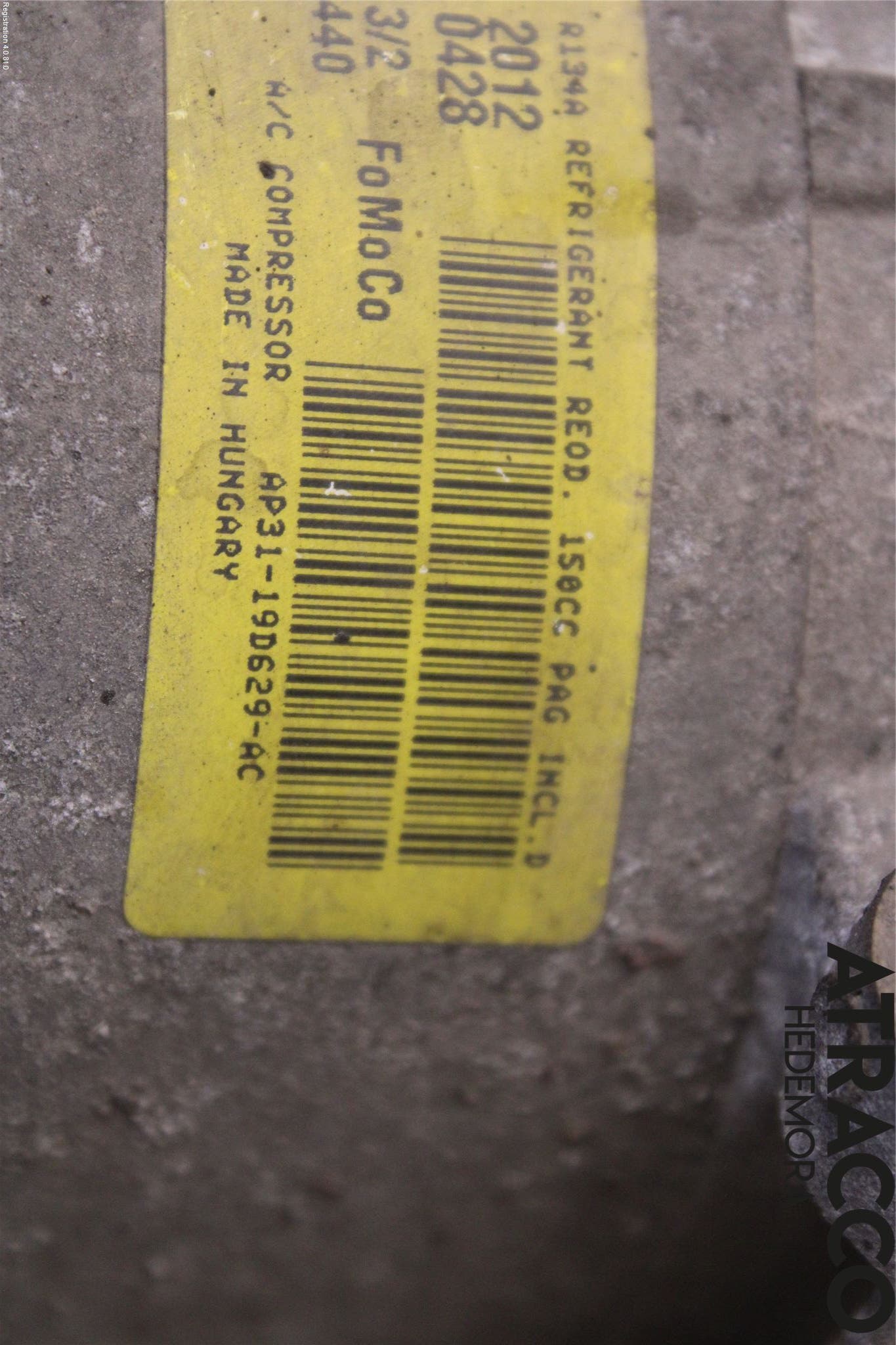 Ford FIESTA 09-12 Ac Kompressor