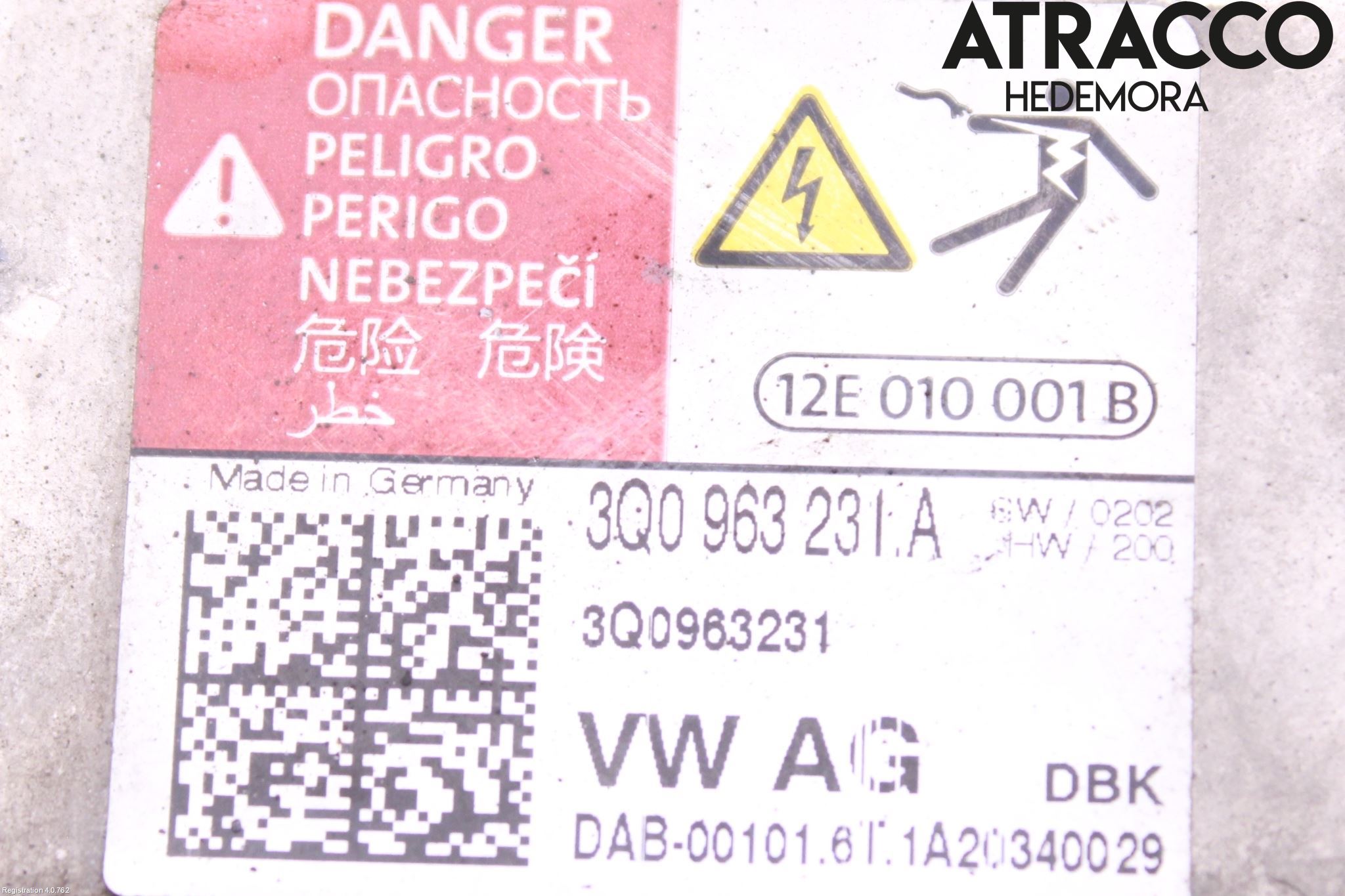 Volkswagen VW PASSAT 15-19 Motorvärmare El-Sats Komp