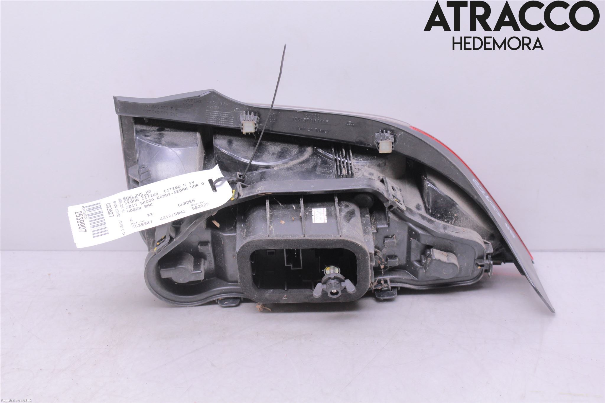 Skoda CITIGO / CITIGO E IV Bakljus Höger