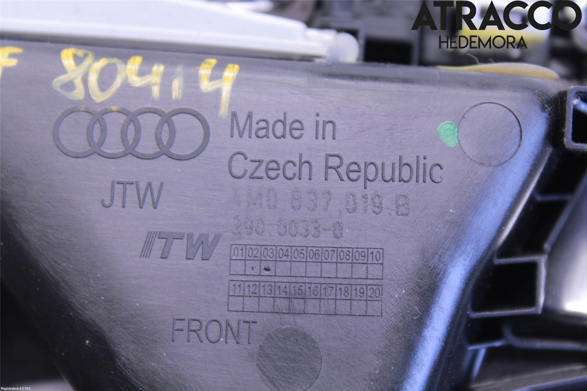 Audi Q7/SQ7 Dörrhandtag Inre Vä