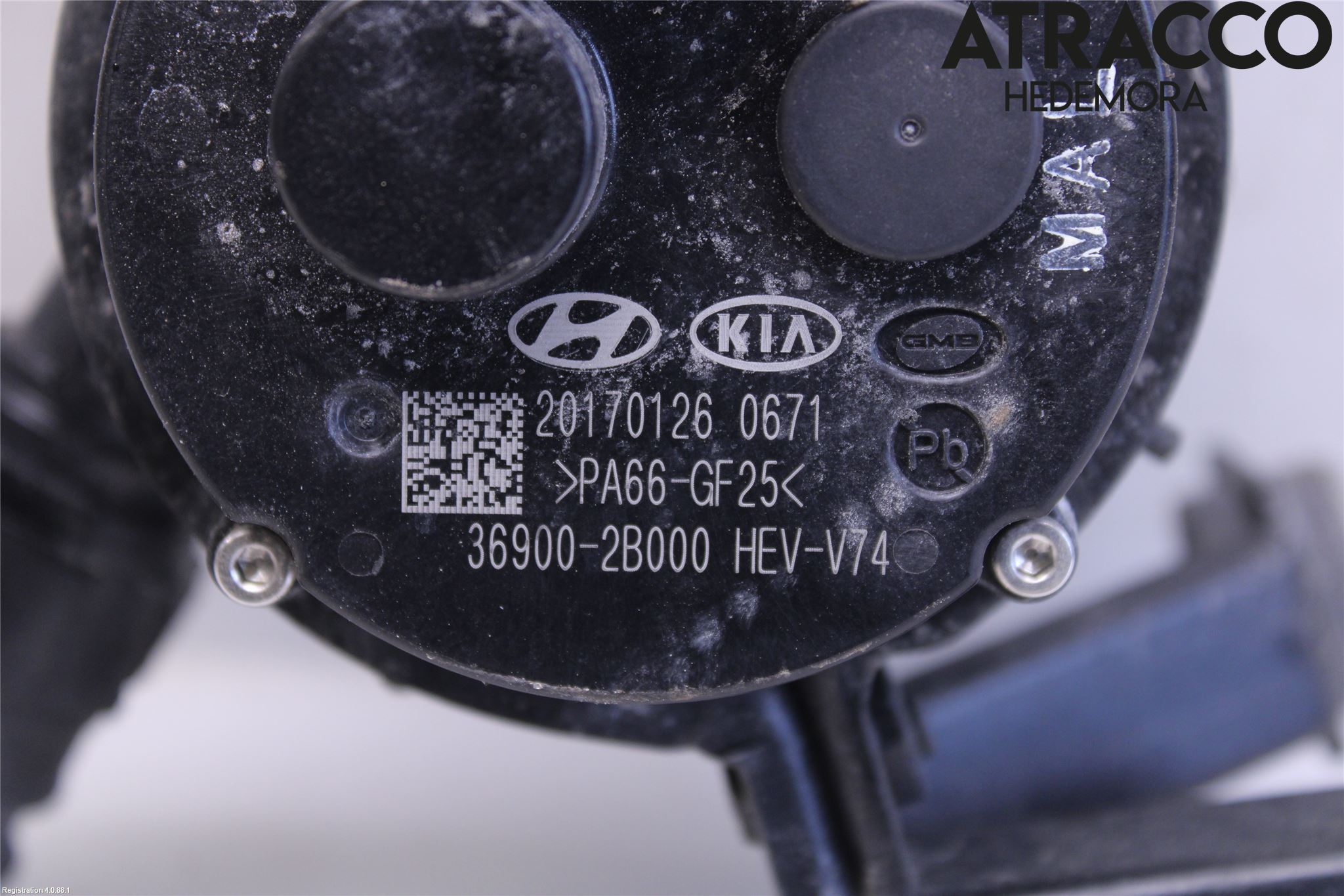 Kia NIRO (DE) 17-22 Värme Cirkulationspump