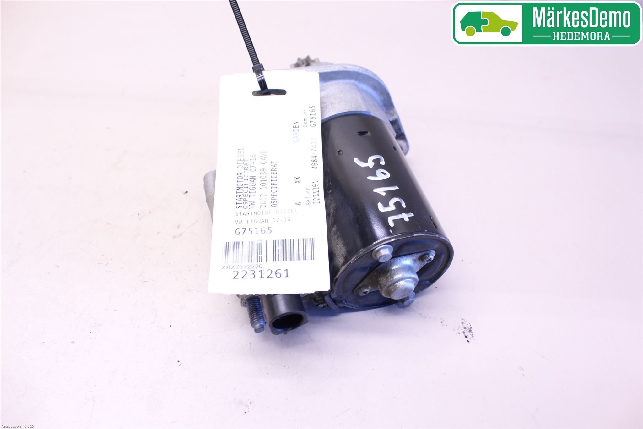Volkswagen VW TIGUAN 07-16 Startmotor Diesel