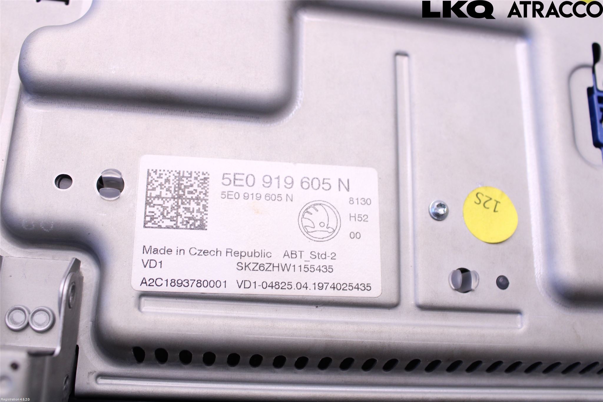 Skoda OCTAVIA (5E) 13-20 Cd Radio - Multimediapanel