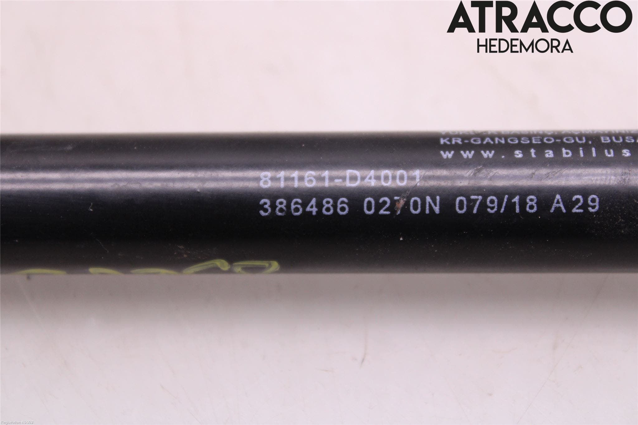 Kia OPTIMA 16-20 Gasfjäder Motorhuv