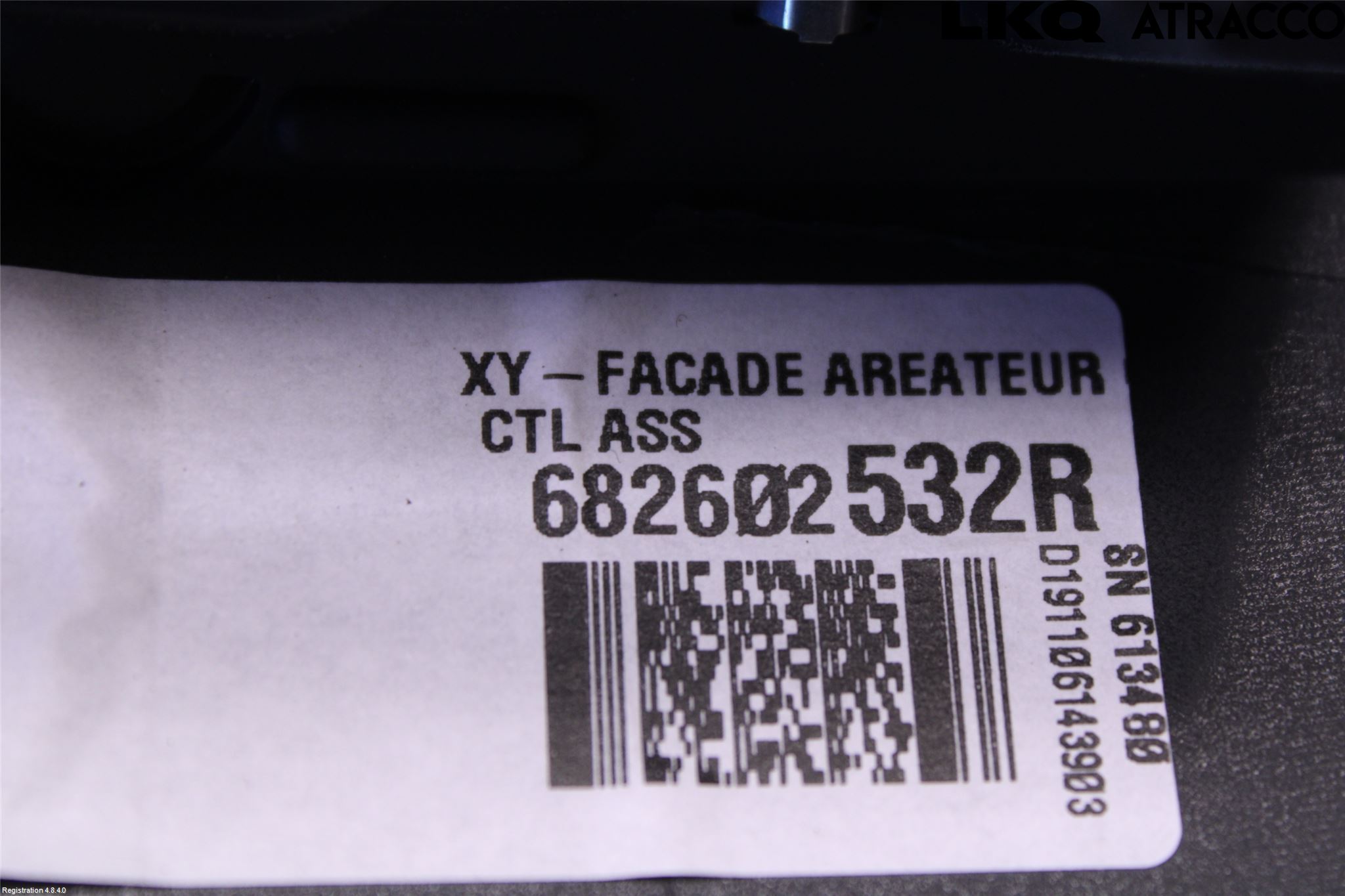 Renault CAPTUR 20-24 Instrument-Radio Sarg
