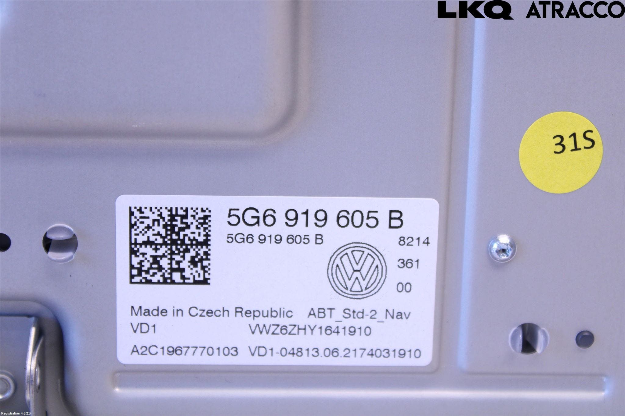 Volkswagen VW PASSAT 15-19 Cd Radio - Multimediapanel