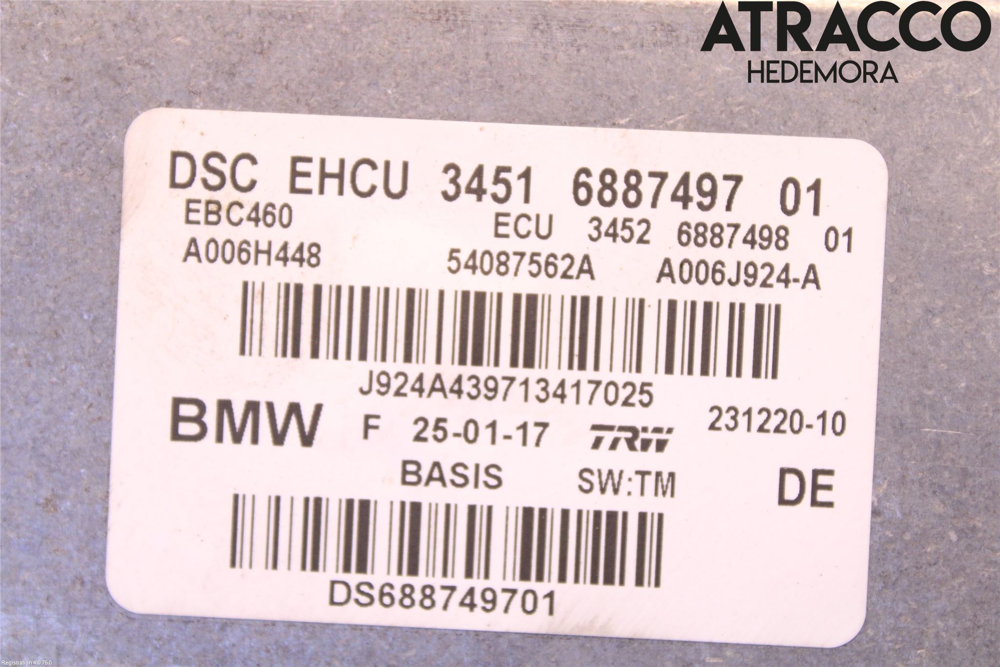 BMW 5 G30/G31/F90 17-23 Abs Hydraulaggregat