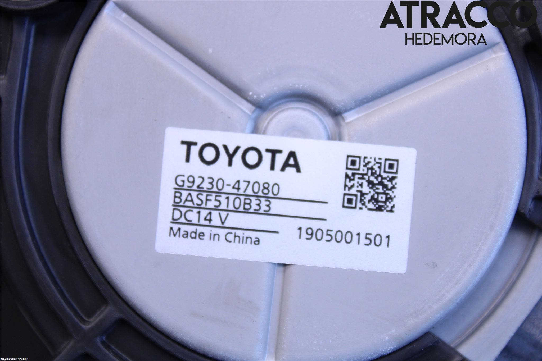 Toyota C-HR 16-23 Ac Kylfläkt