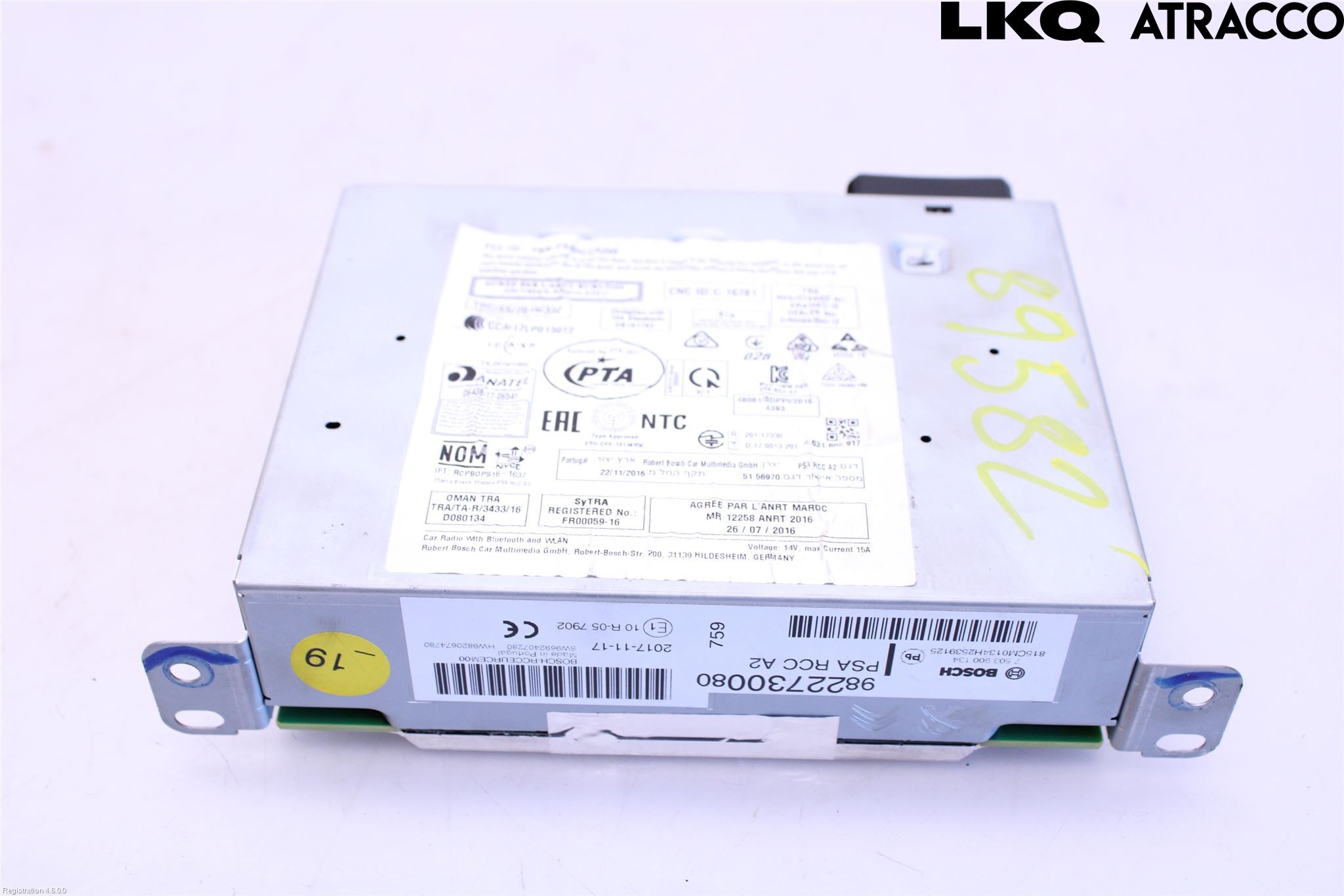 Peugeot 5008 17-24 Cd Radio - Multimediapanel