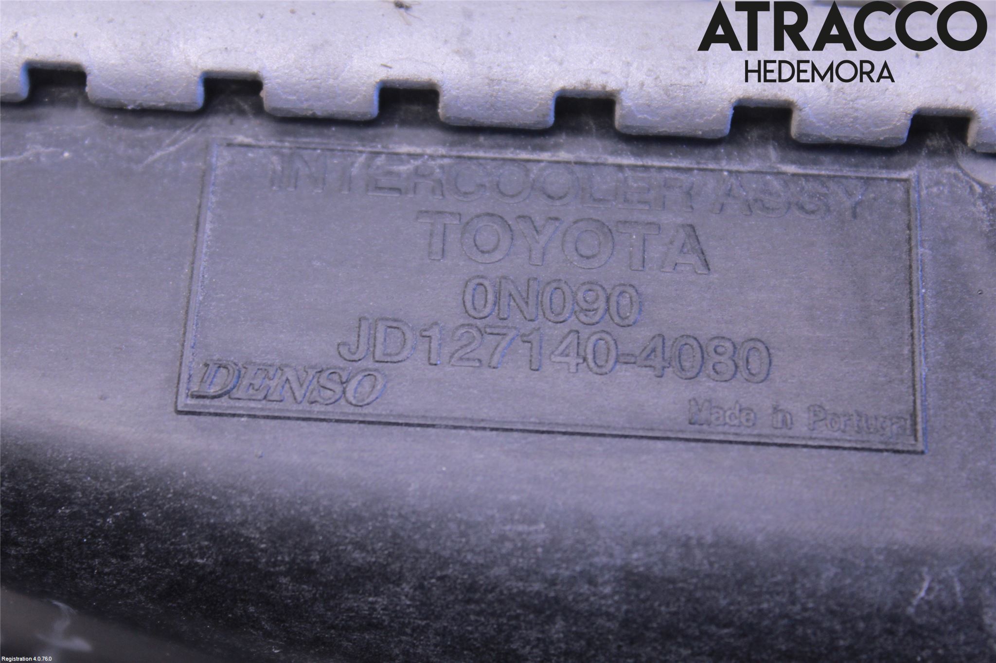Toyota YARIS XP130 12-14 Laddluft-Intercooler Kyl