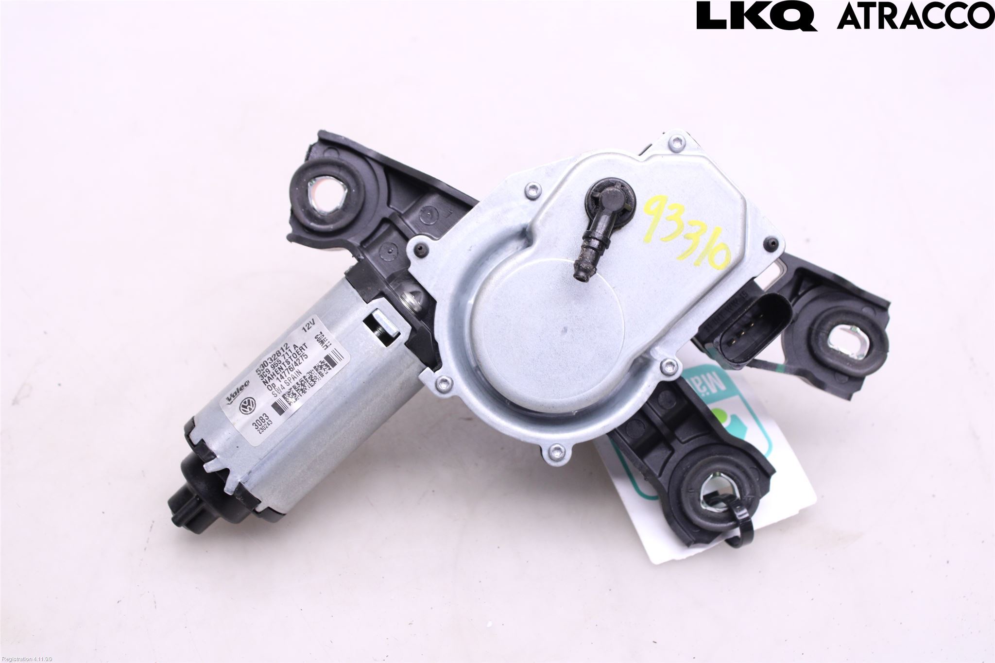 Volkswagen VW PASSAT 11-14 Torkarmotor Baklucka