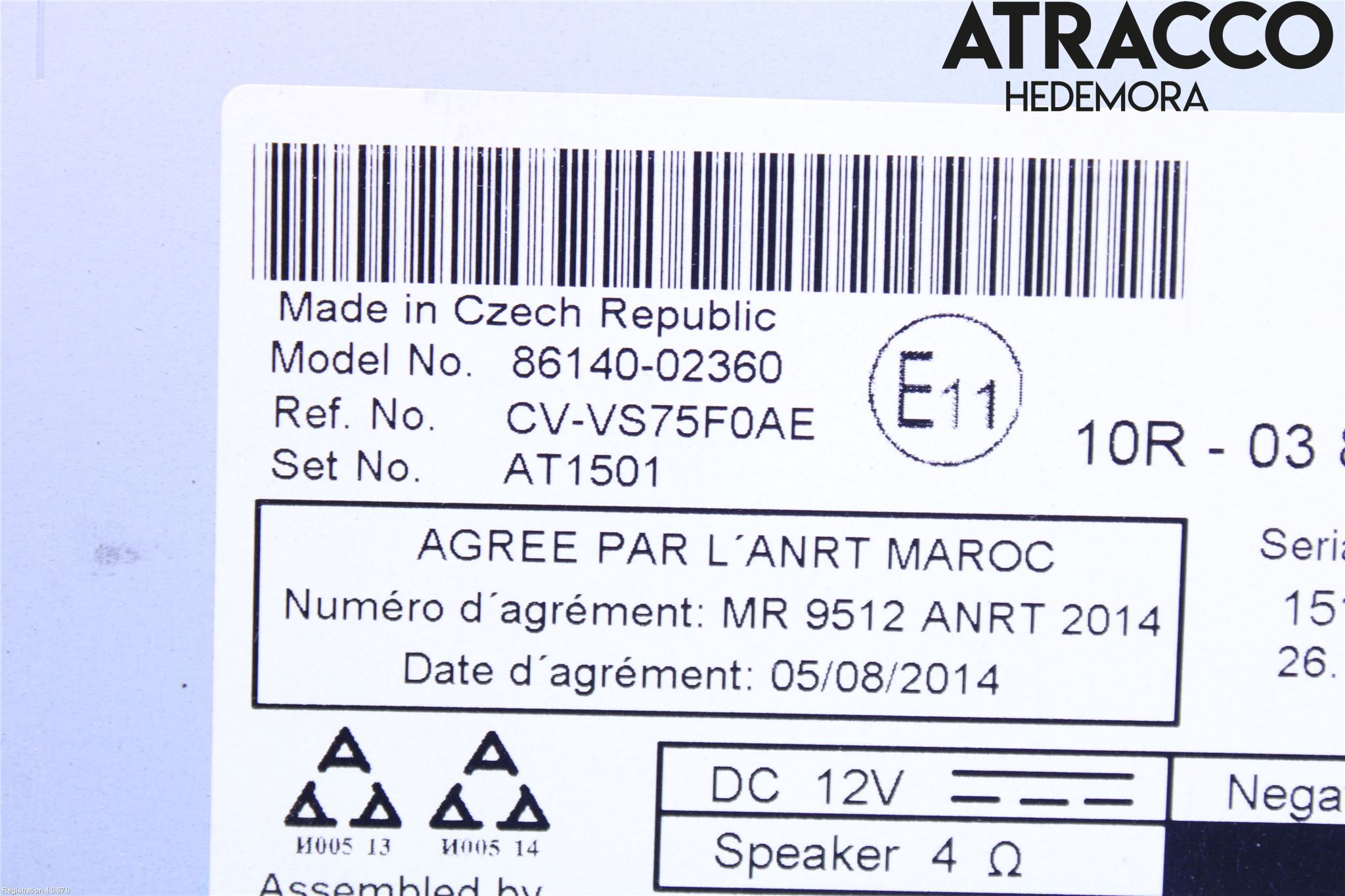 Toyota AURIS 13-19 Cd Radio - Multimediapanel