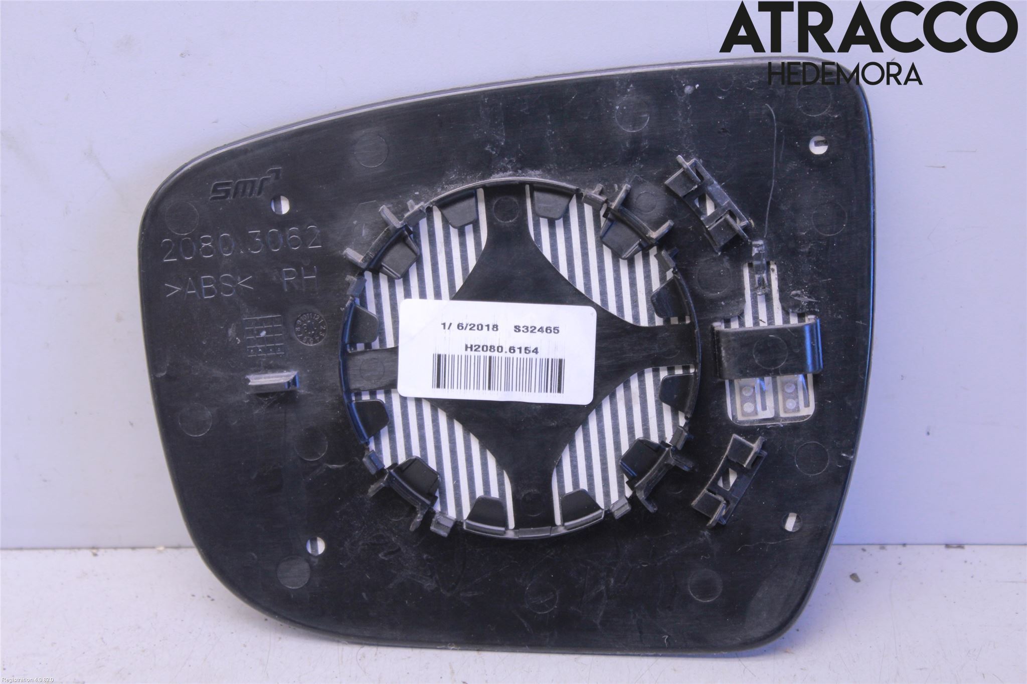 Nissan QASHQAI 14-17 Spegelglas Hö