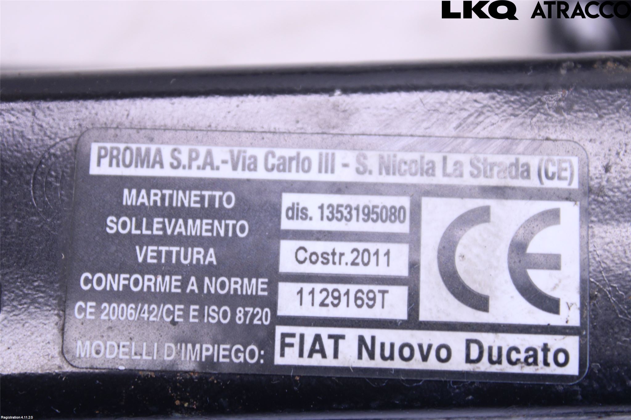 Citroen JUMPER 07-13 Domkraft