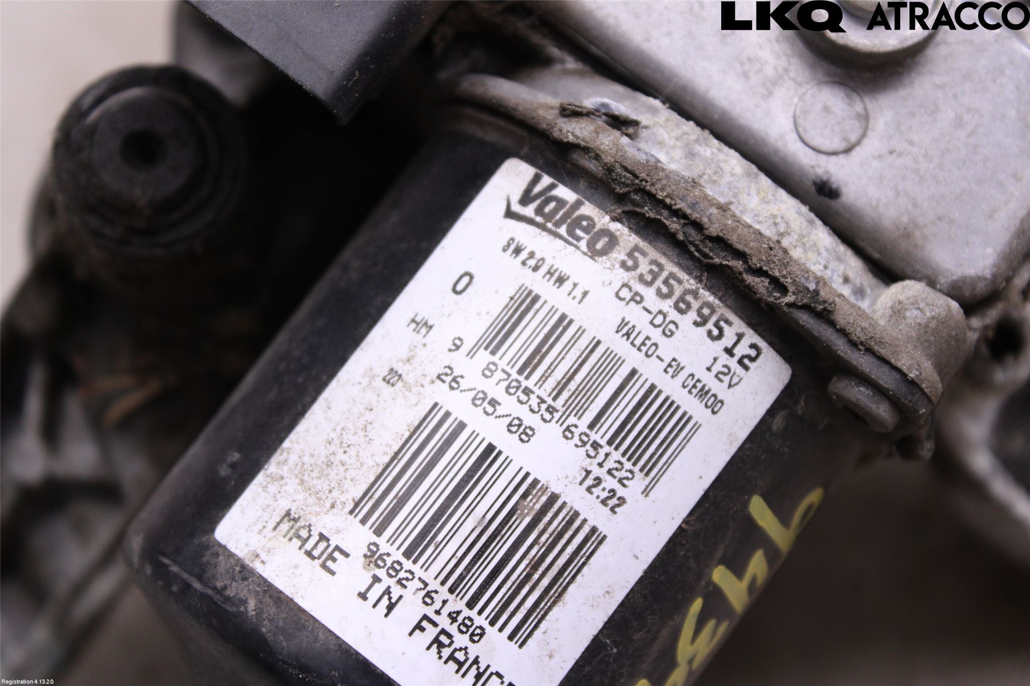 Citroen C5 08-17 Torkarmotor Vindruta