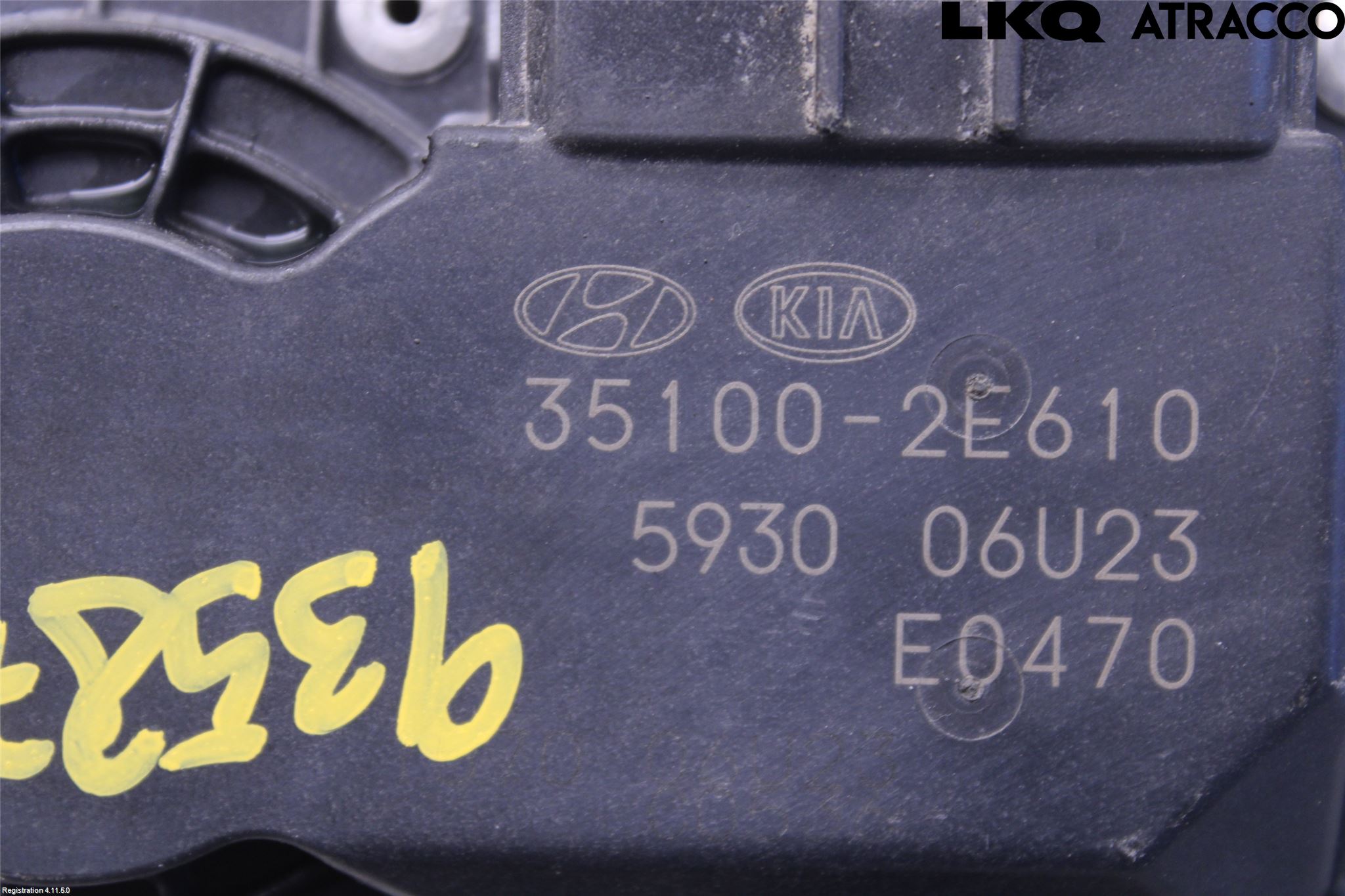 Kia OPTIMA 16-20 Injspjällhus