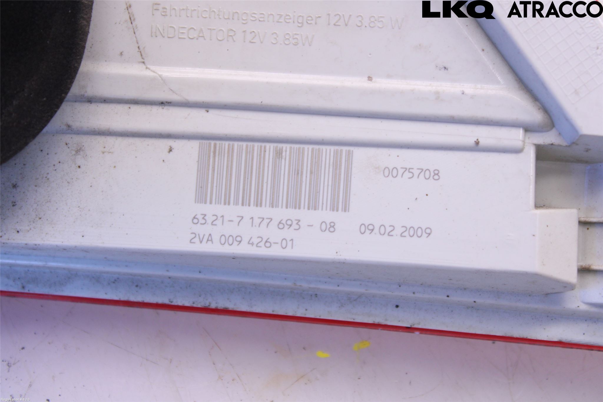 BMW 5 E60/61 Sed/Tou 02-10 Bakljus Vänster