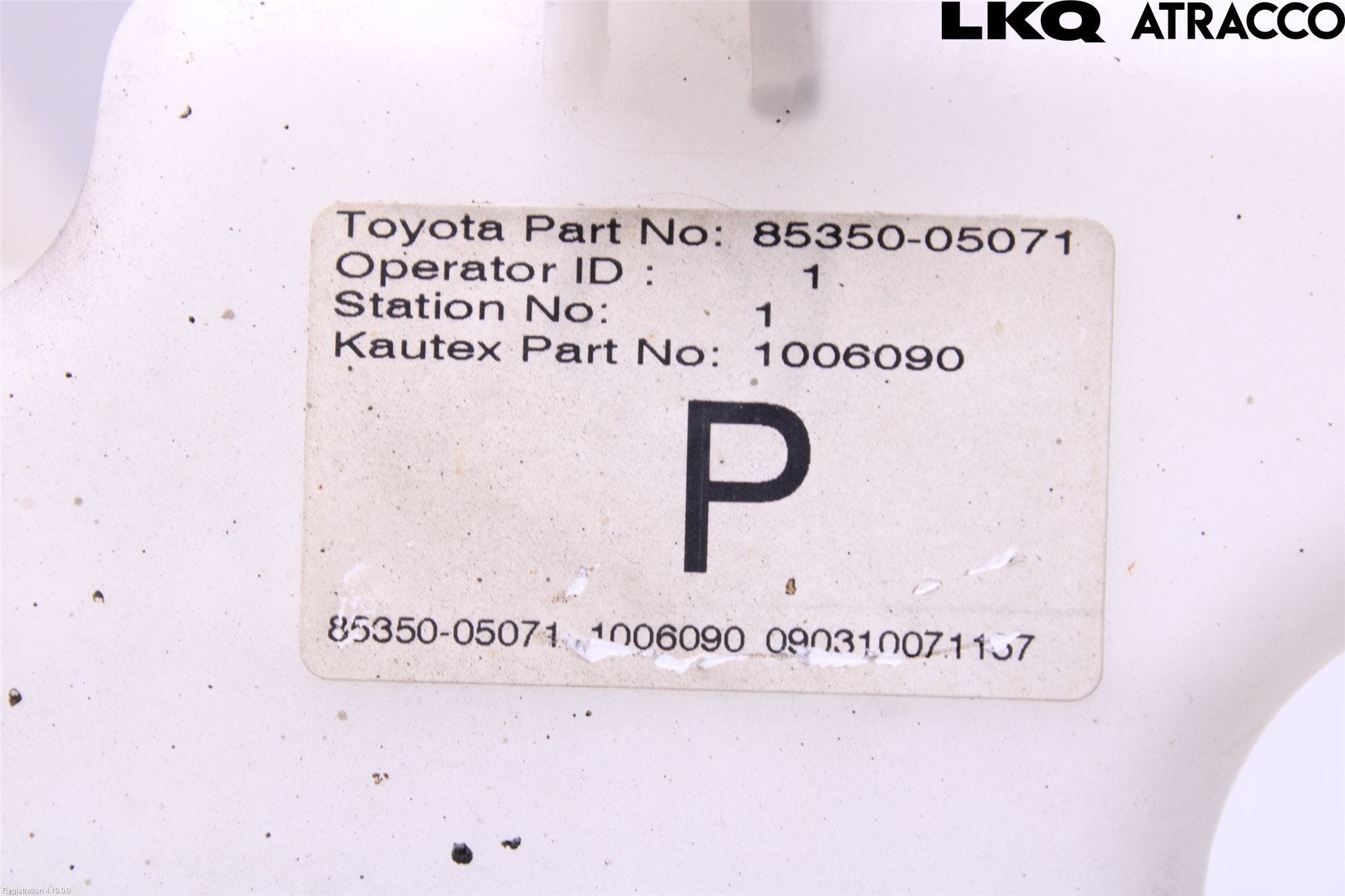 Toyota AVENSIS 09-15 Spolartank Vindruta