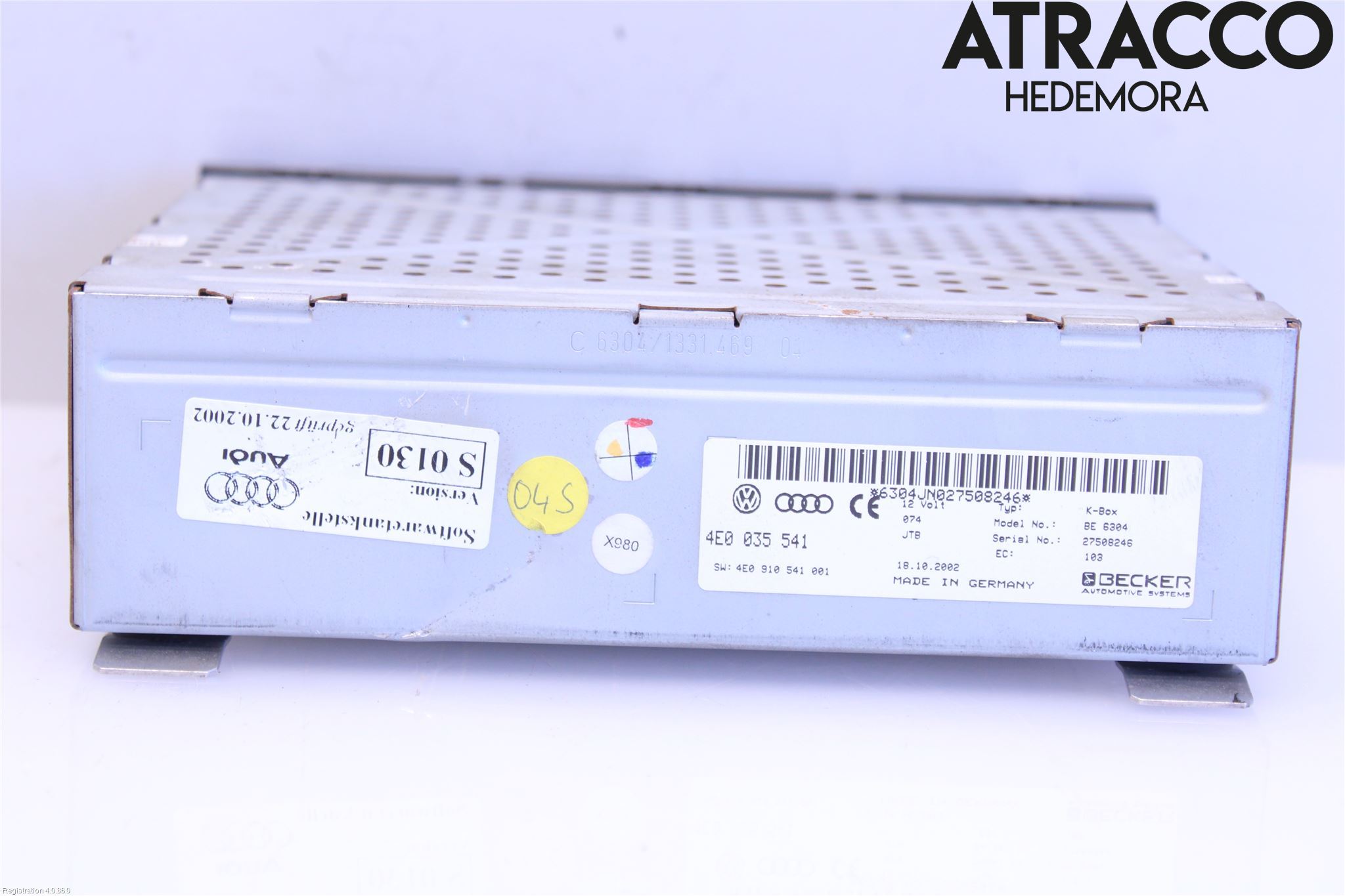 Audi A8/S8 4E  02-09 Radio-Stereo Förstärkare