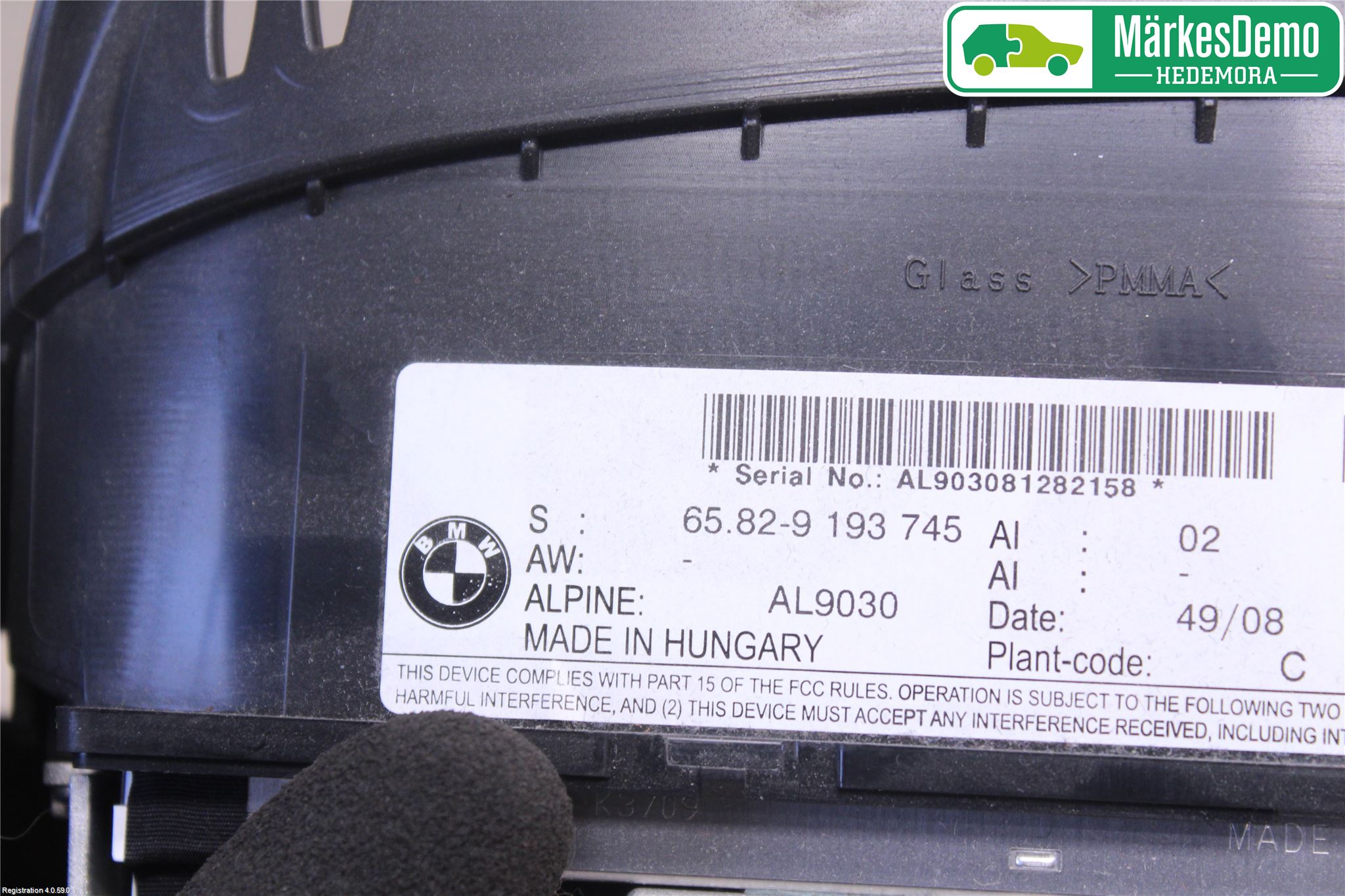 BMW 5 E60/61 Sed/Tou 02-10 Multifunktionsdisplay